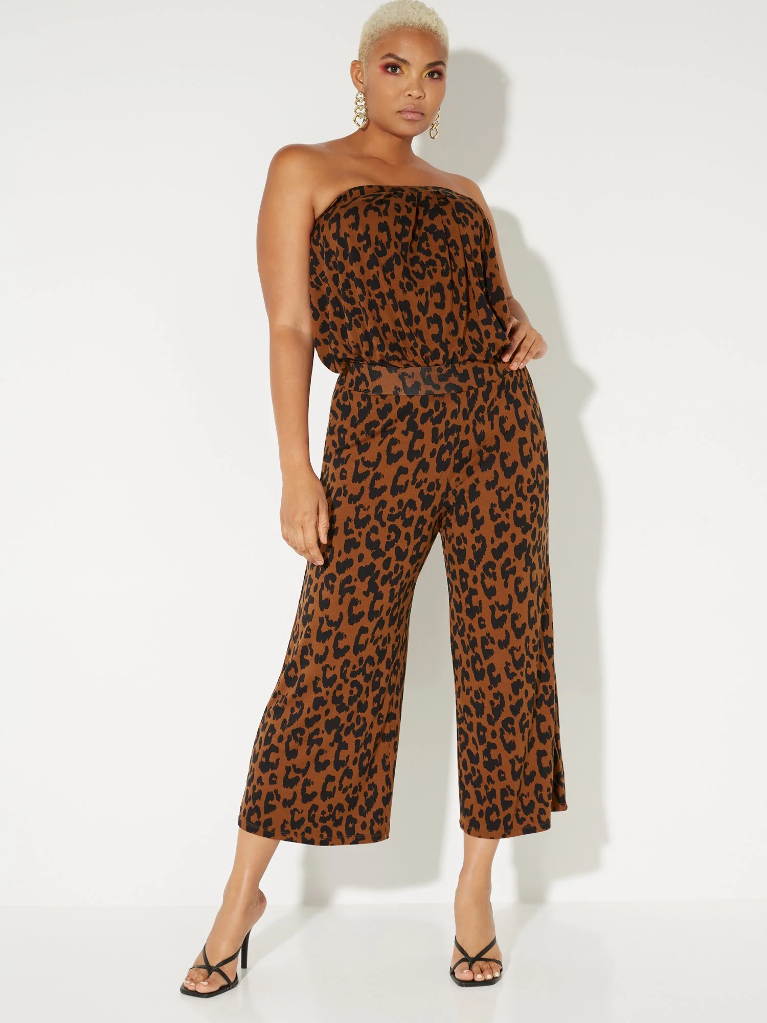 Leopard-Print Wide-Leg Capri Pant - NY&C Style System - Image 2