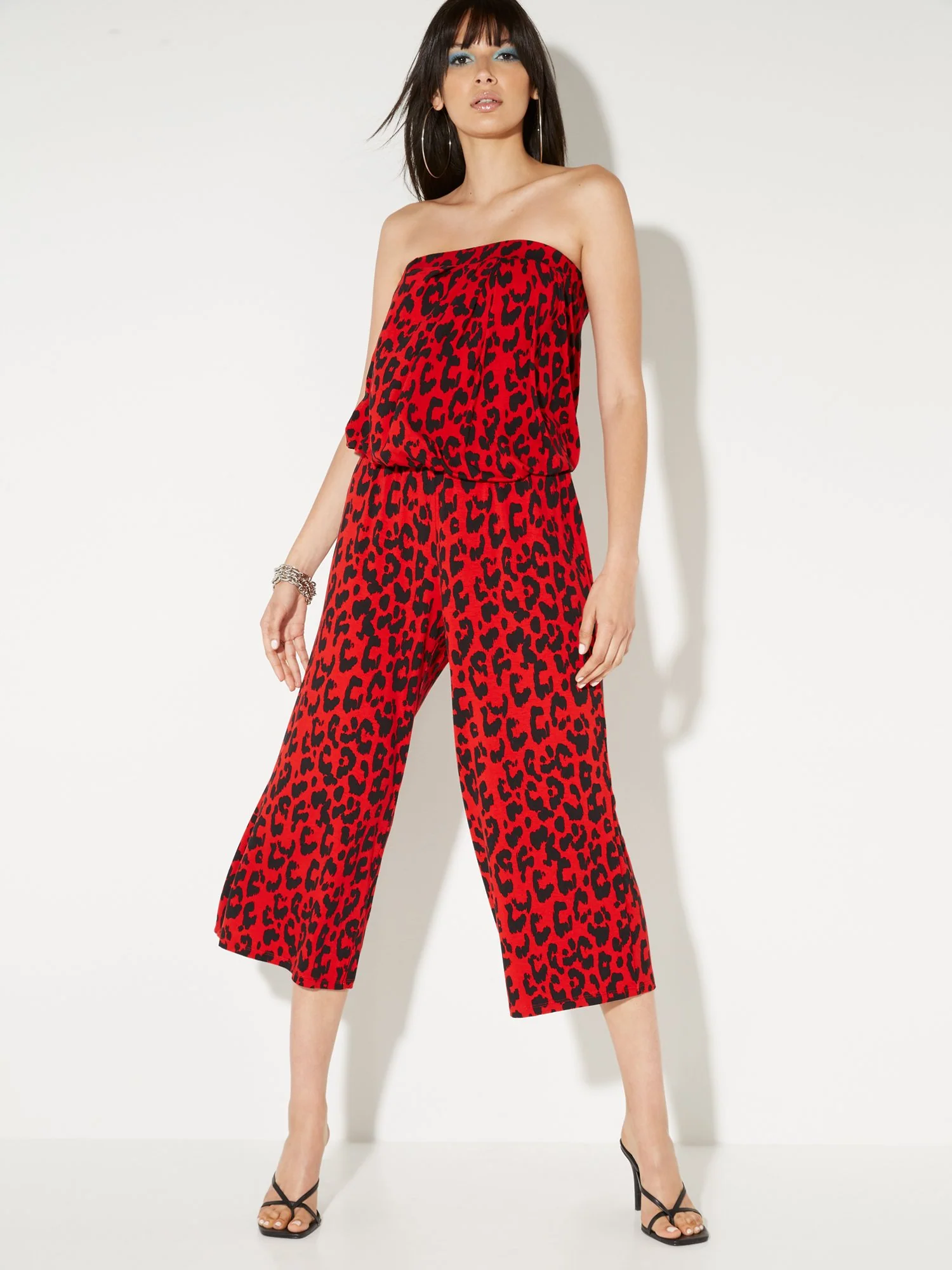 Leopard-Print Wide-Leg Capri Pant - NY&C Style System - Image 5