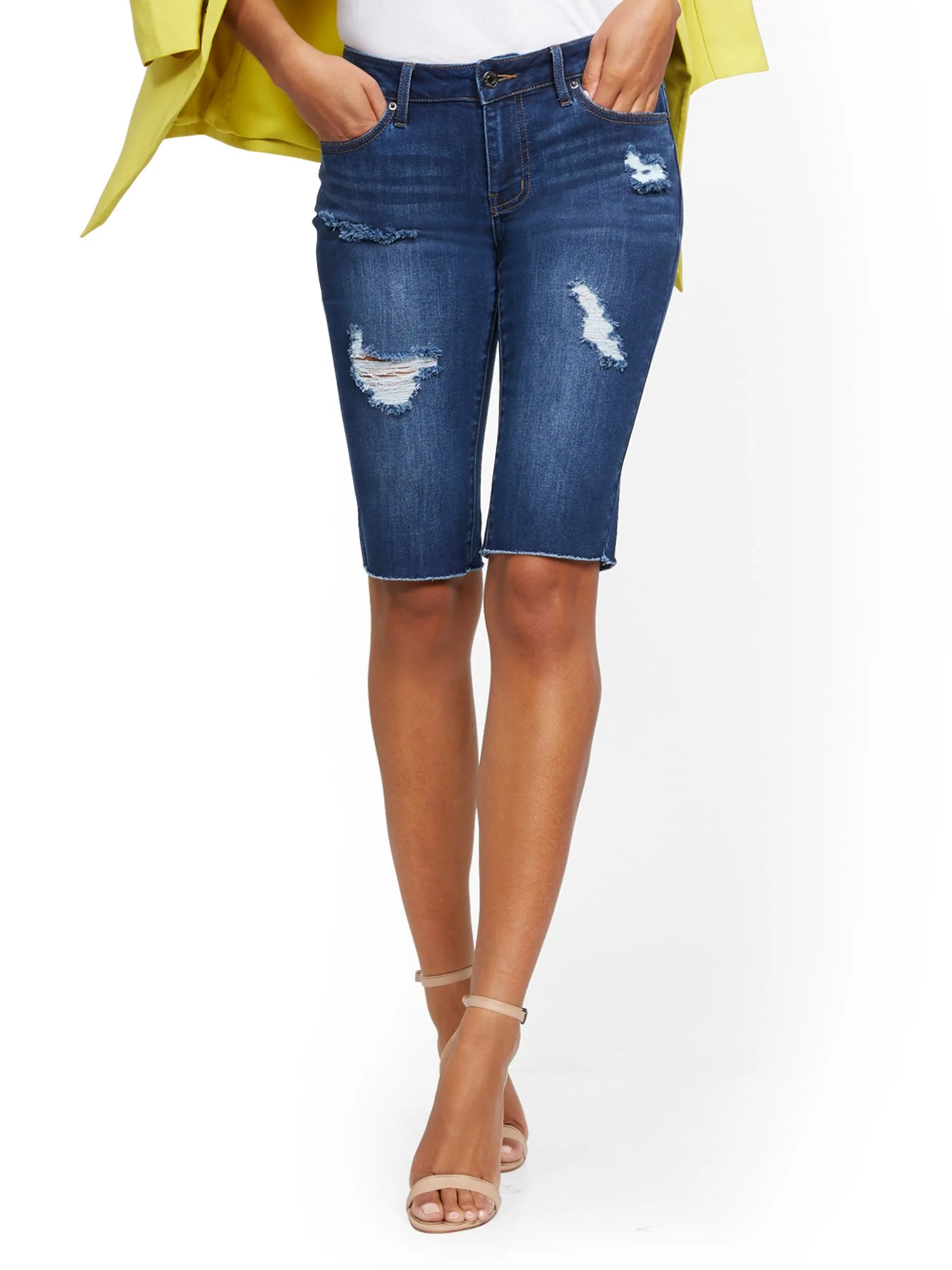 Lexi Mid-Rise 13-Inch Bermuda Short - Foxy Blue - Image 2
