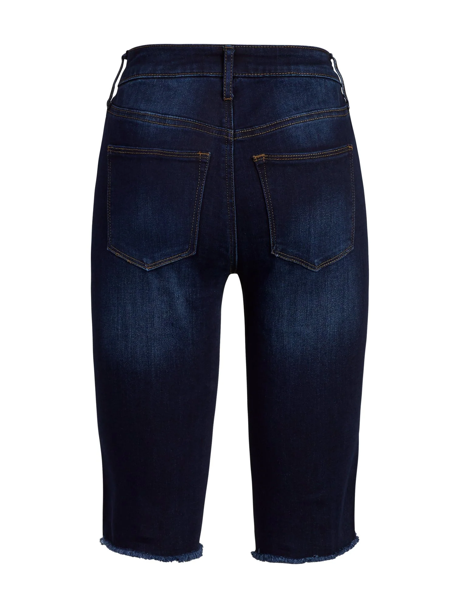 Lexi Mid-Rise Super-Skinny 13-Inch Bermuda Short - Bluebird Blue - Image 3