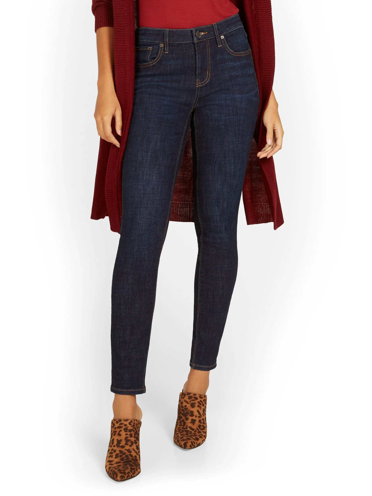 Lexi Mid-Rise Super-Skinny Jeans - Image 2