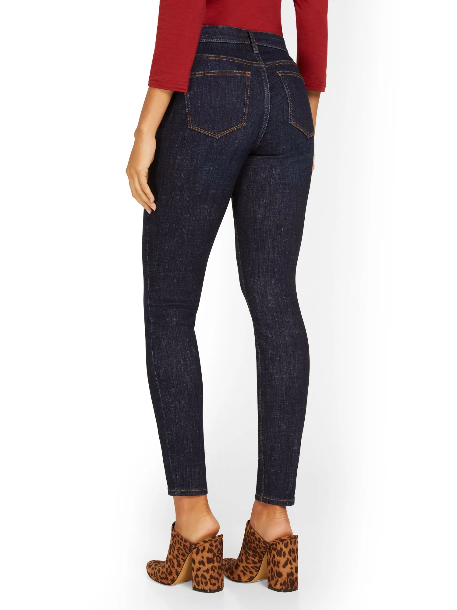 Lexi Mid-Rise Super-Skinny Jeans - Image 3