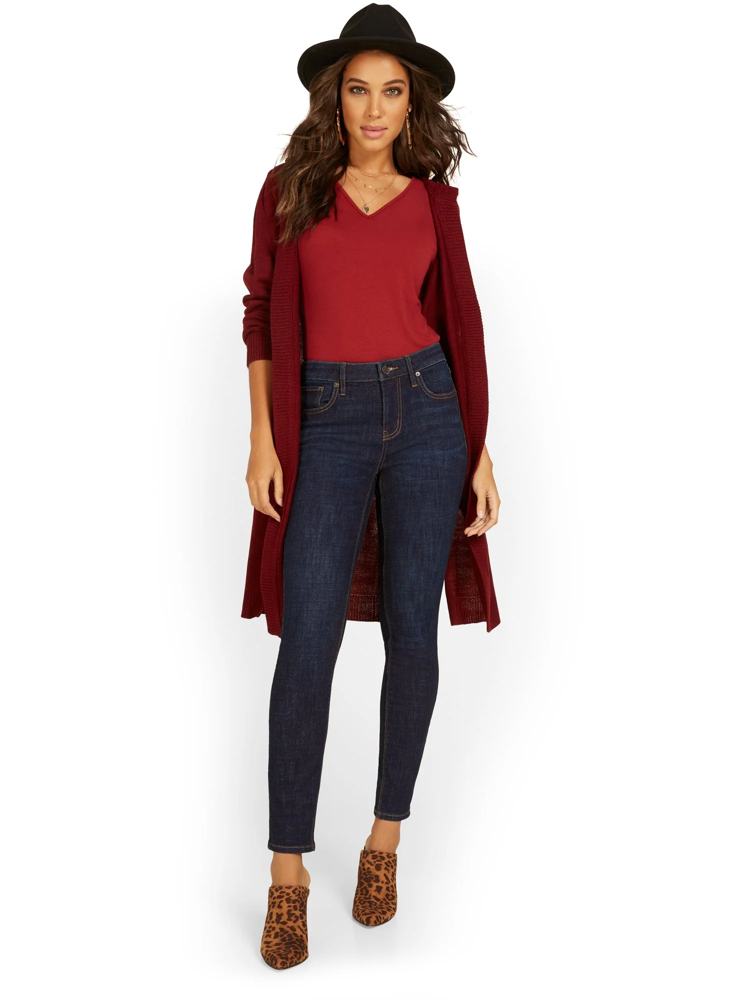 Lexi Mid-Rise Super-Skinny Jeans - Image 4