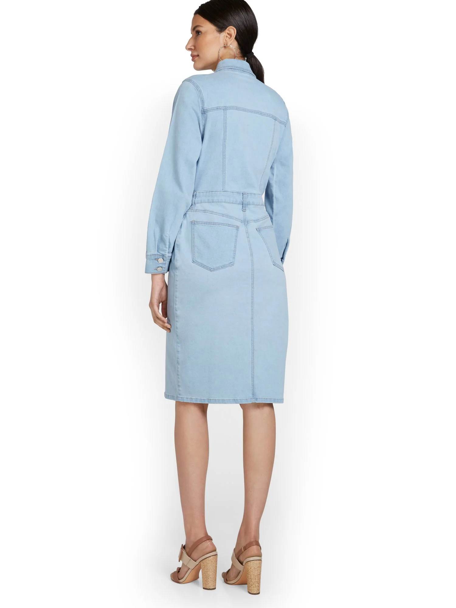 Light Wash Denim Dress - Image 3