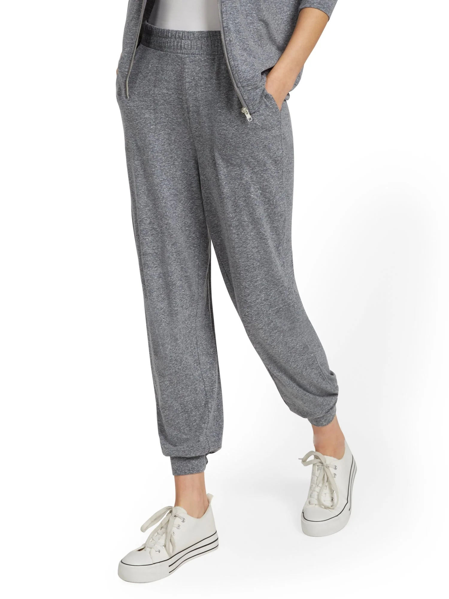 Linen-Blend High-Waisted Jogger Pant - Image 6
