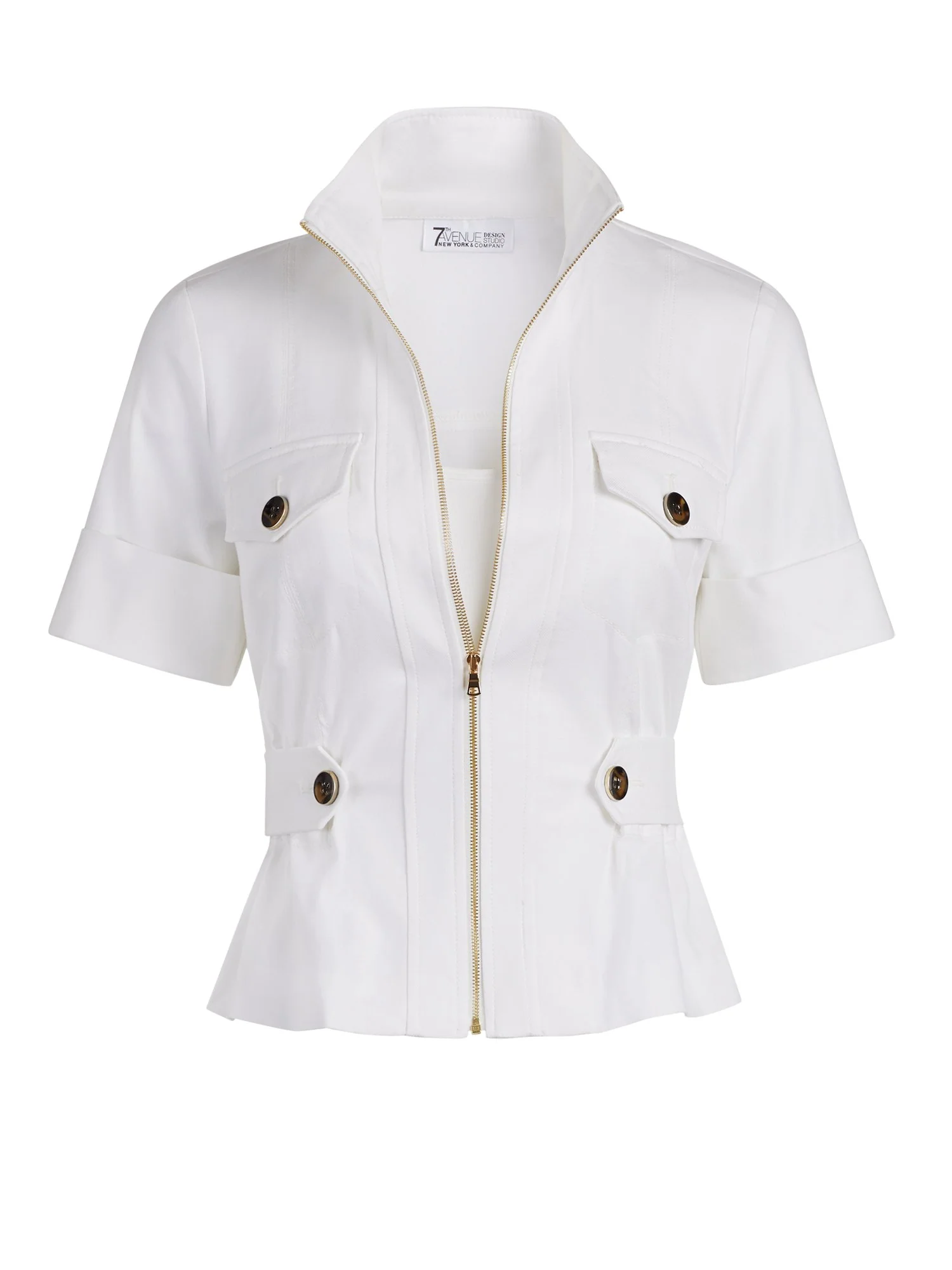 Linen-Blend Safari Jacket - Image 2