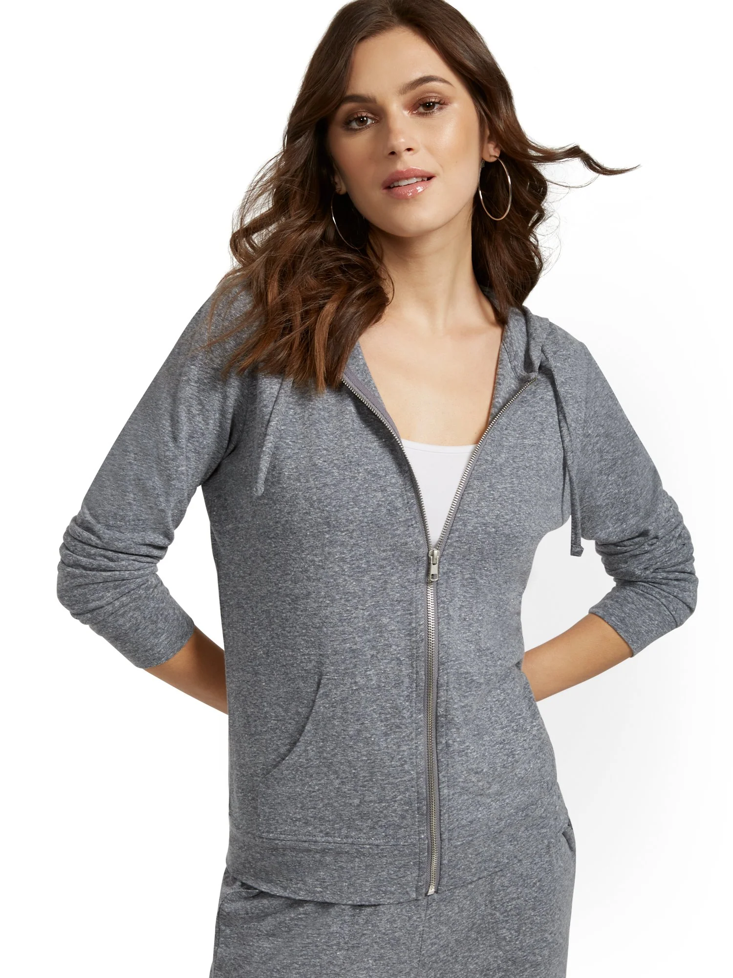 Linen-Blend Zip-Up Jacket - Image 5