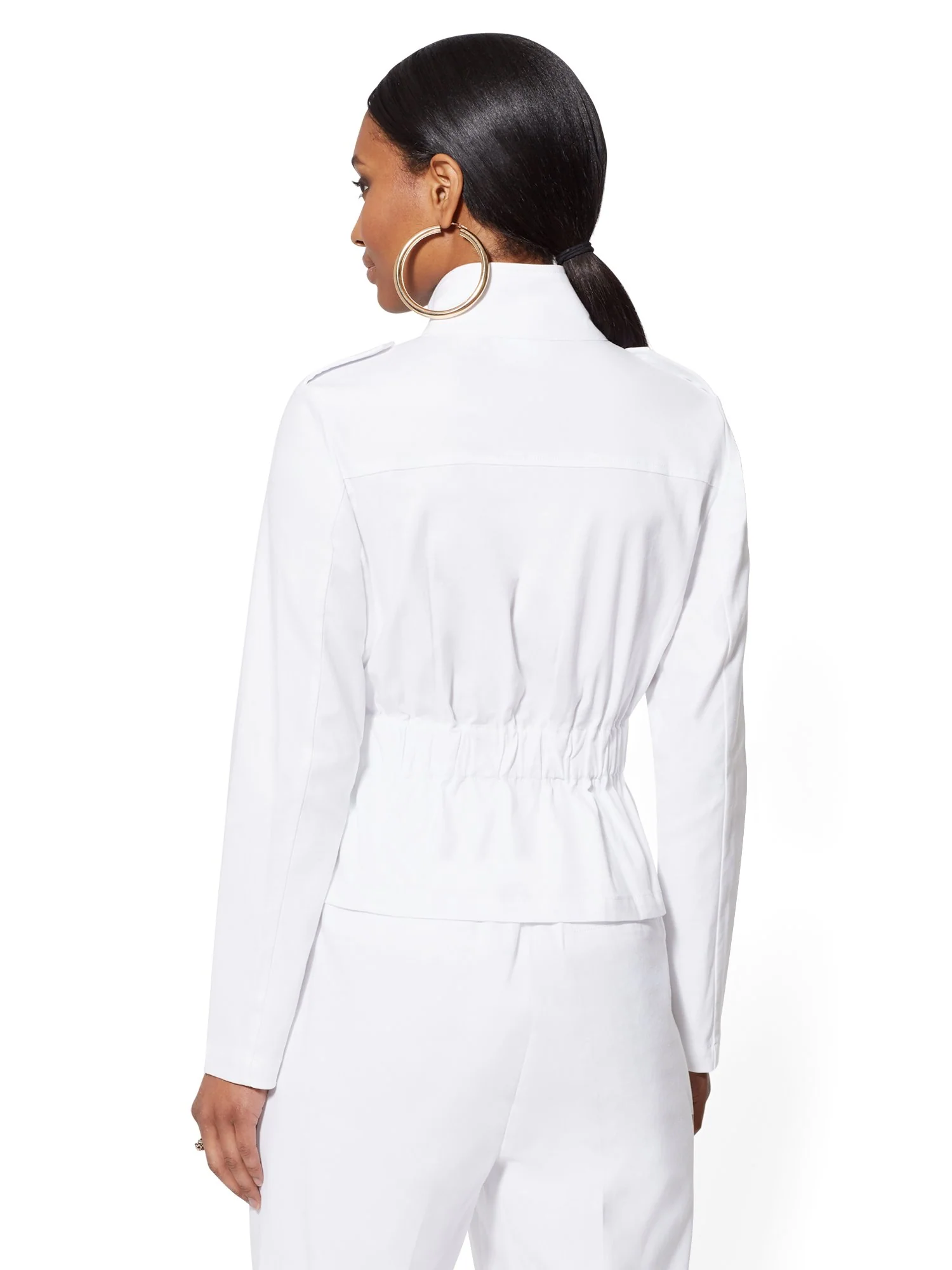 Linen Safari Jacket - 7th Avenue - Image 3