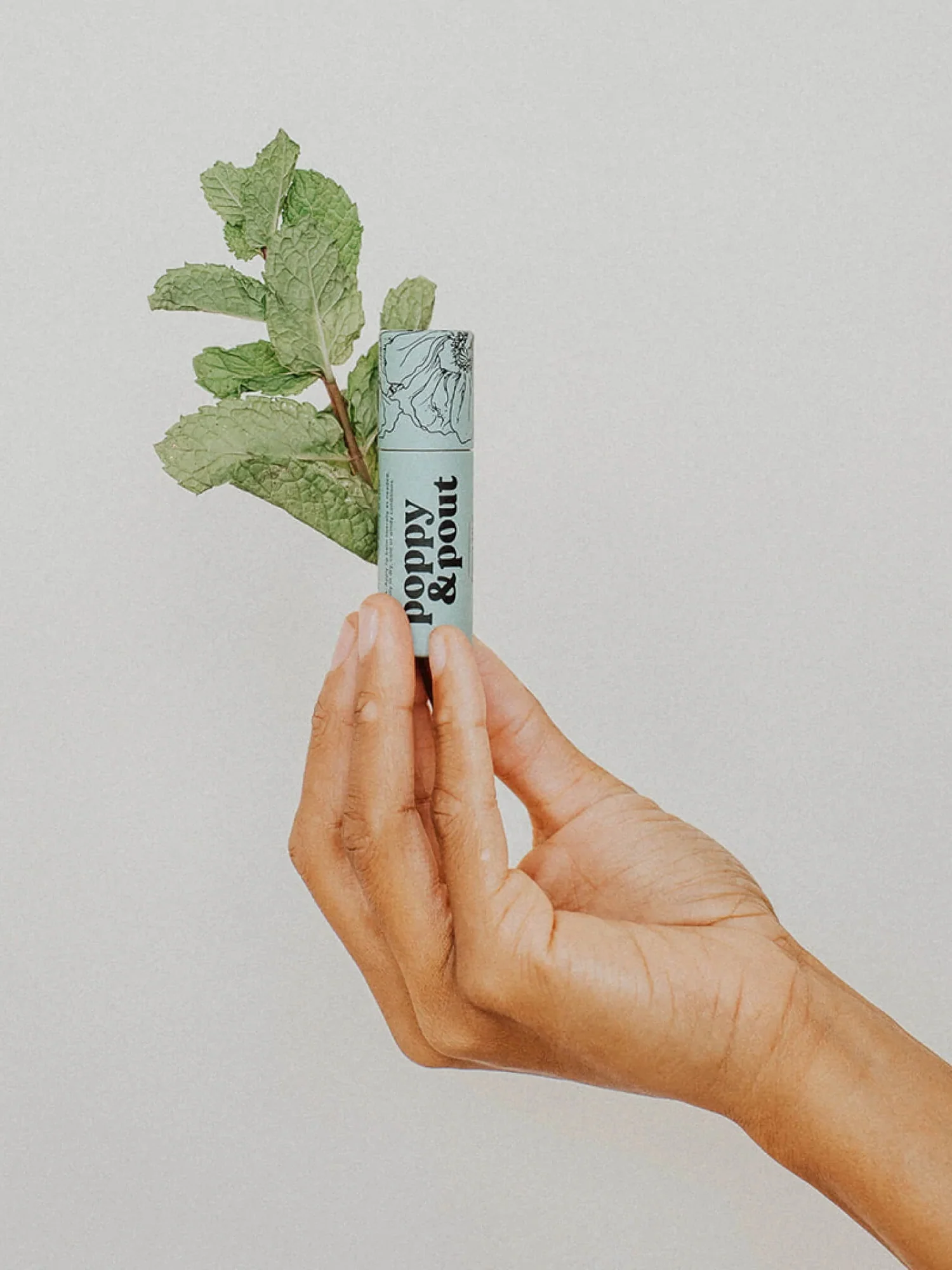 Poppy & Pout Lip Balm, Sweet Mint - Brands We Love - Image 5