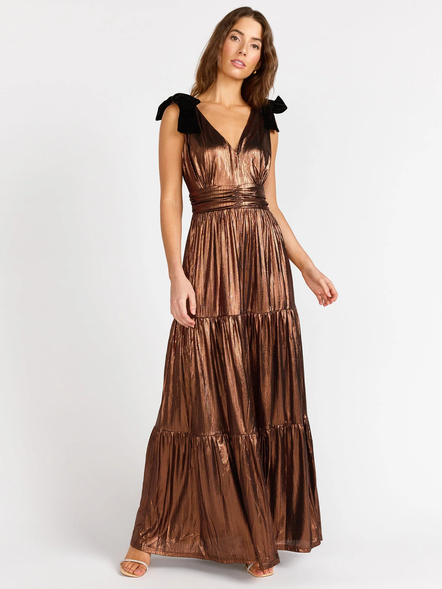 Liquid Satin Evening Maxi Dress - Sugarlips - Image 8