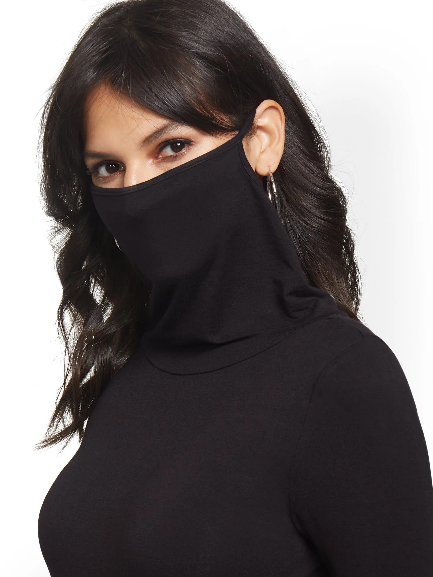Long-Sleeve Face Mask Top - Image 4