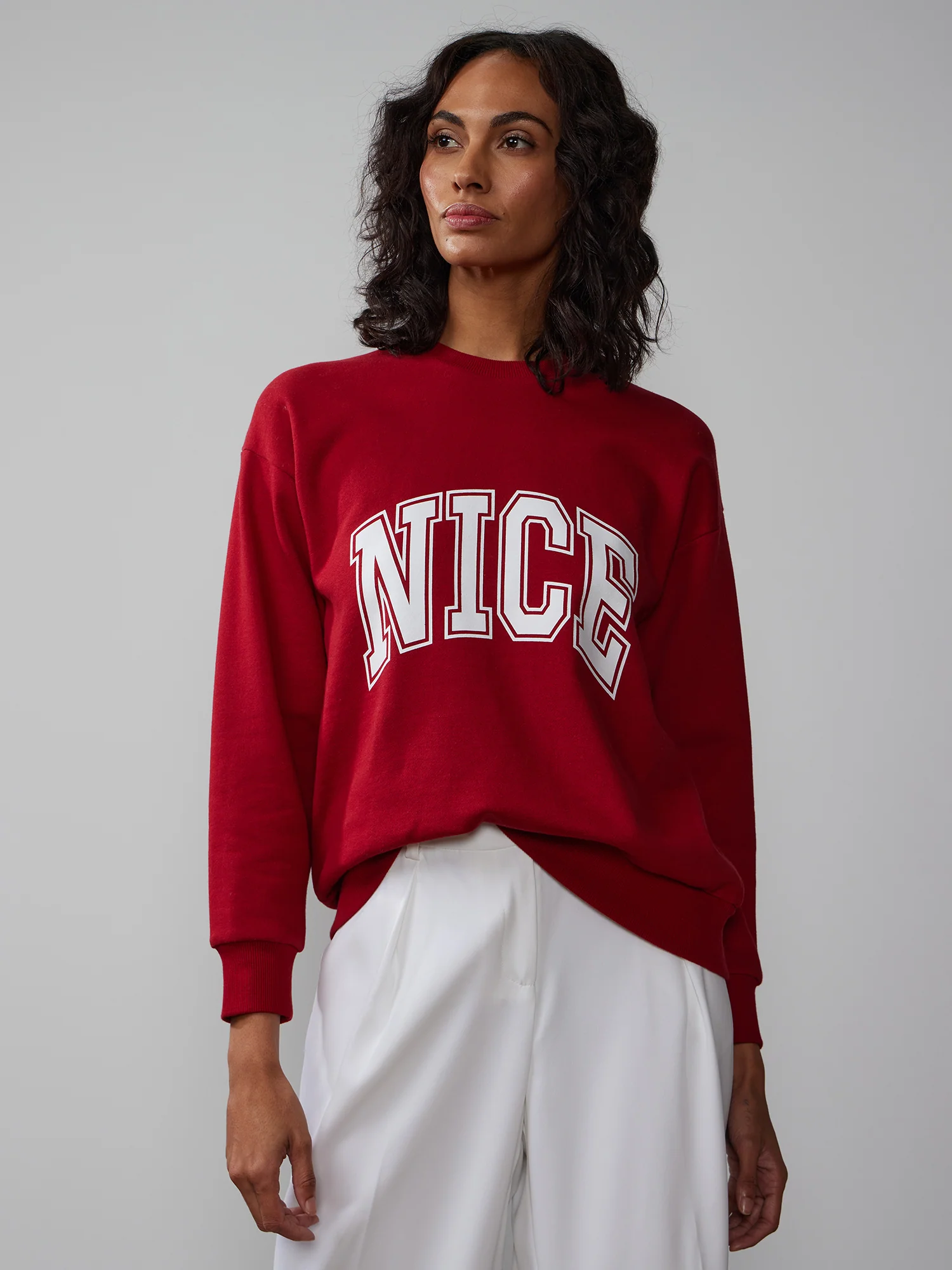Nice Fleece Sweatshirt