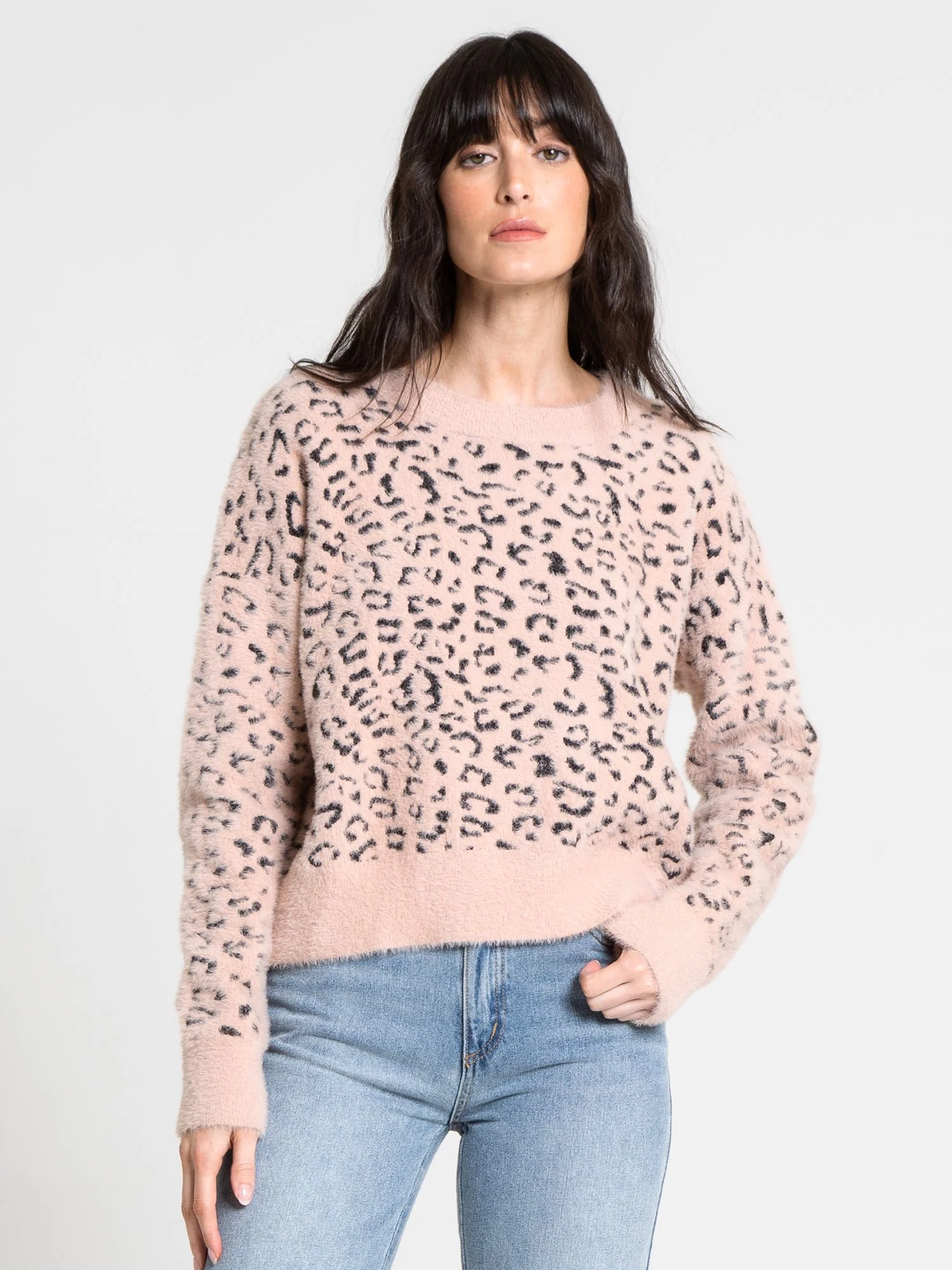 Dee Elly Long-Sleeve Leopard Sweater - Brands We Love - Image 2