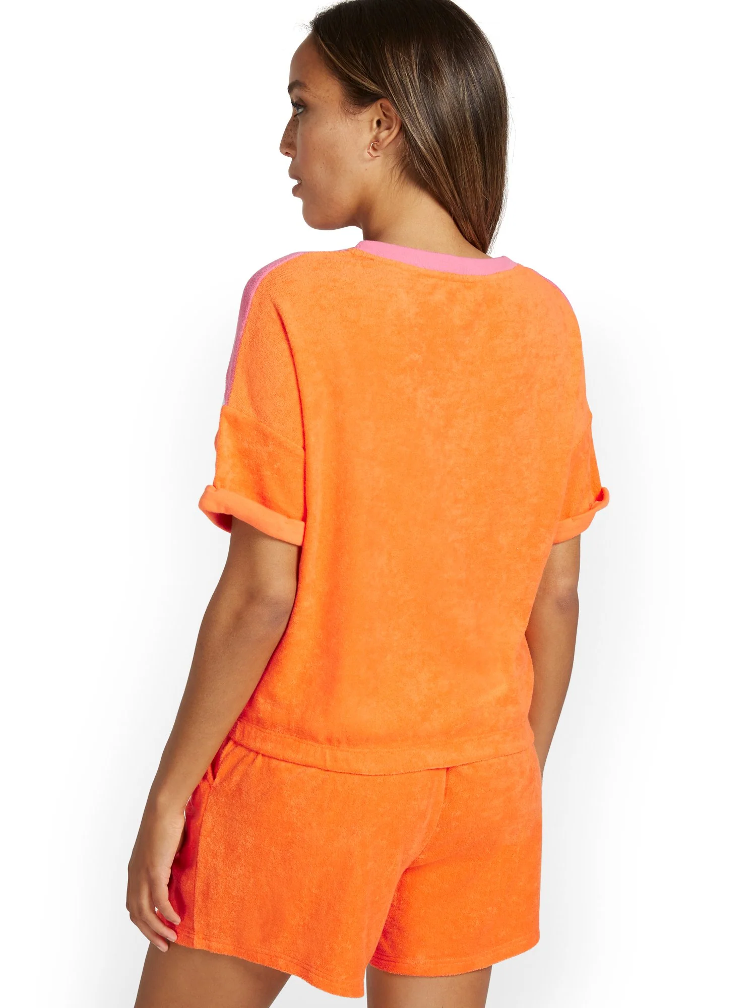 Loop Terry Short-Sleeve Top - Image 7