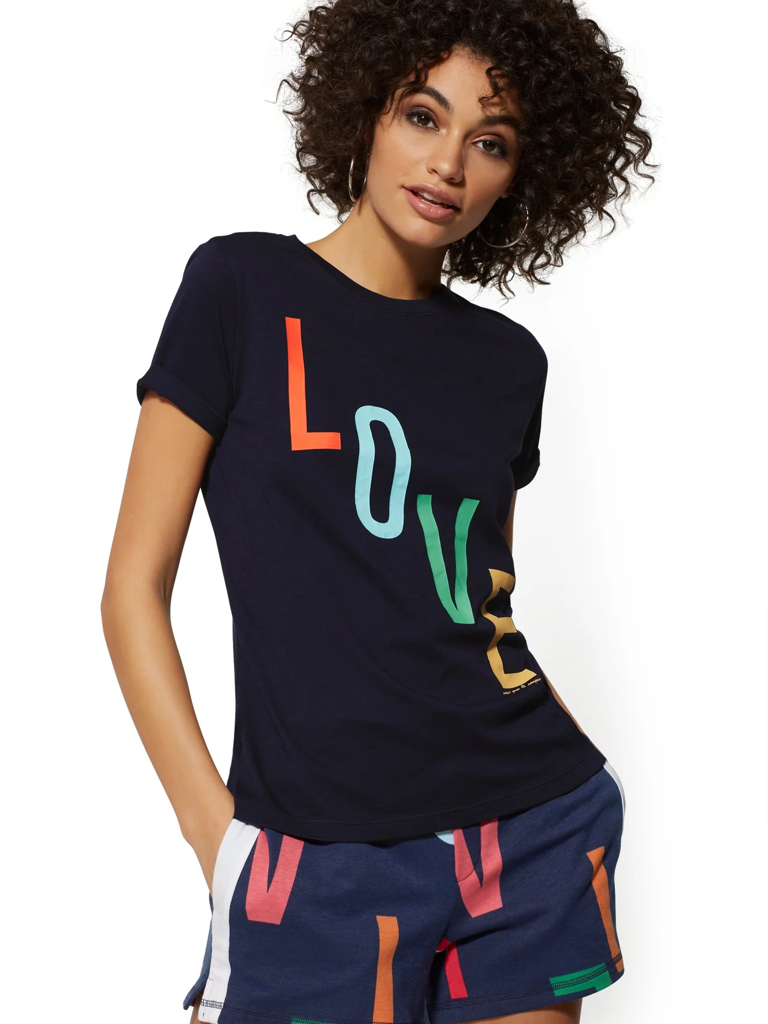 'Love' Graphic Logo Tee - Image 2