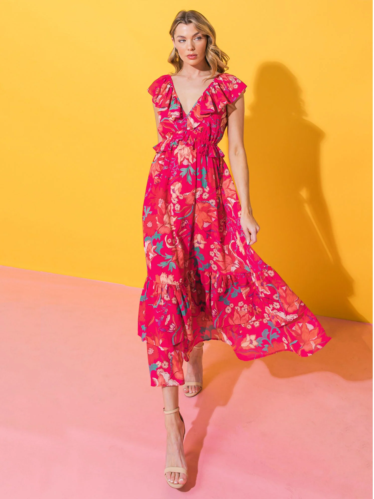 Love The Feeling Floral Maxi Dress - Flying Tomato - Image 3