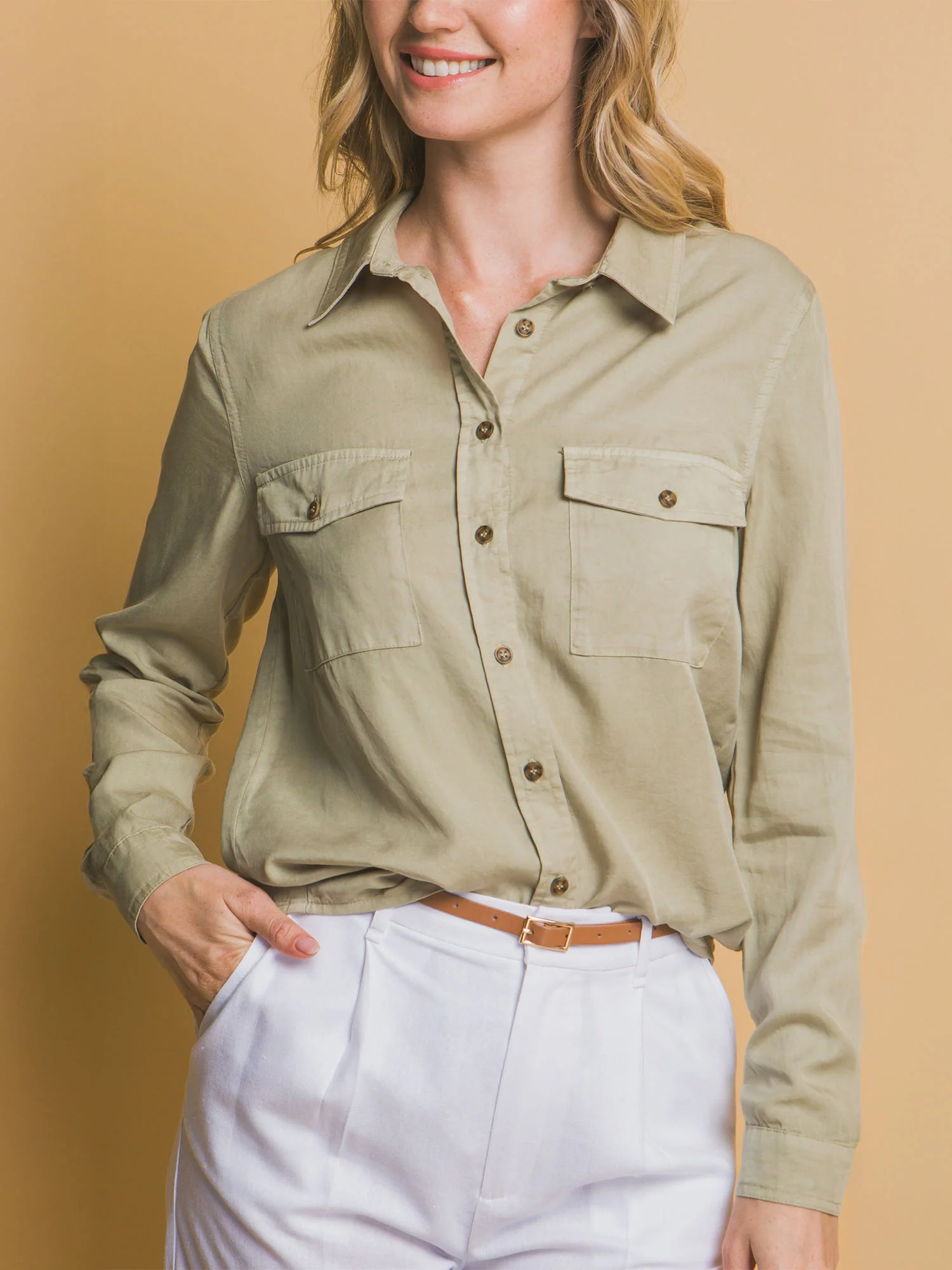 Tencel Button Down Shirt - Image 11