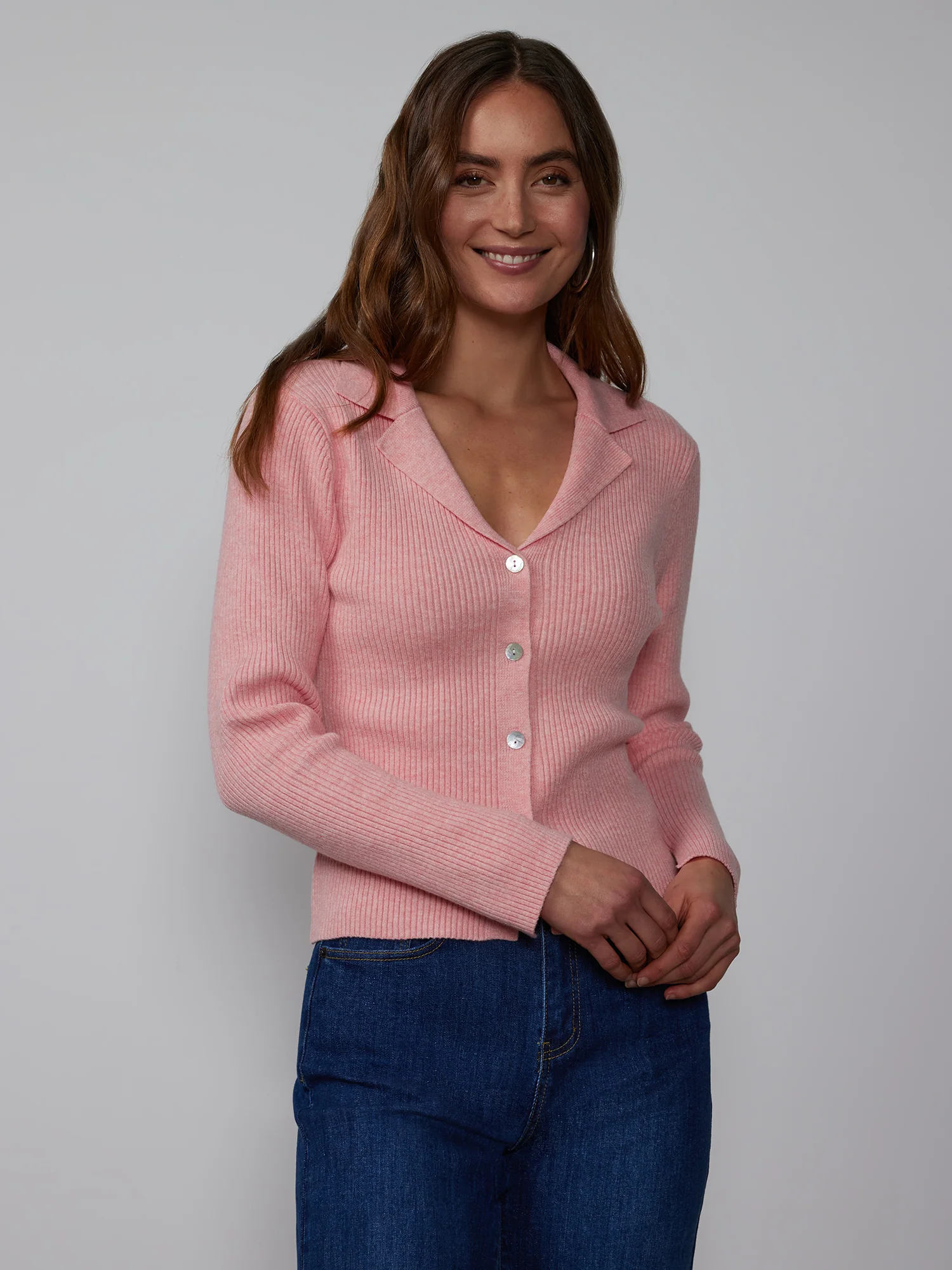 Notch Collar Cardigan - Image 6