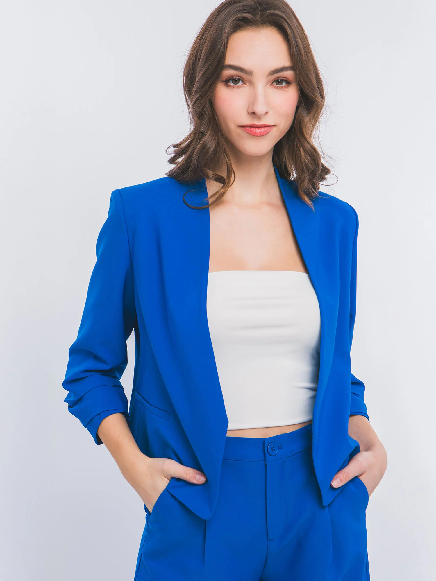Vertigo Long Sleeve Open Blazer - Image 23