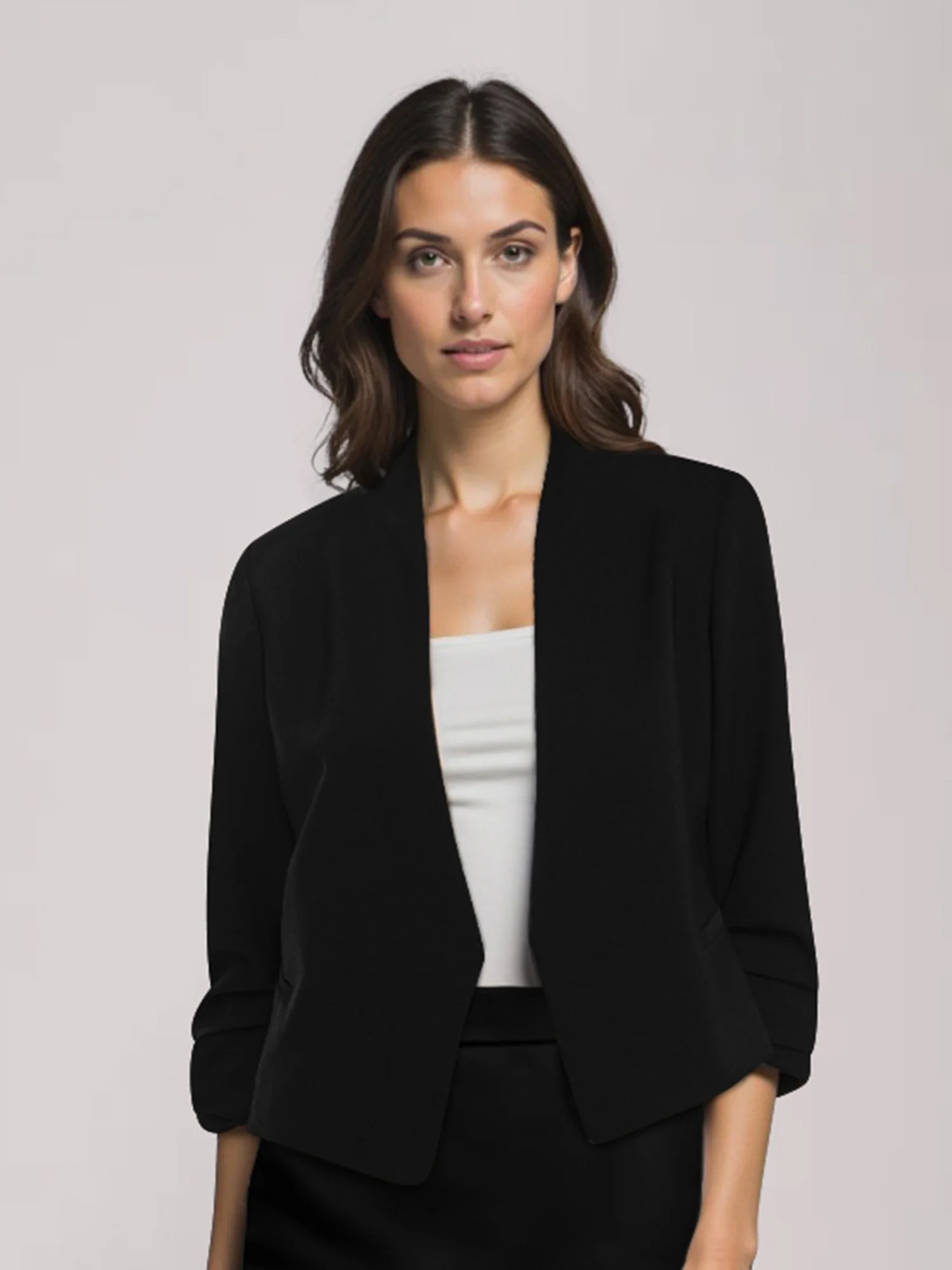 Vertigo Long Sleeve Open Blazer - Image 7