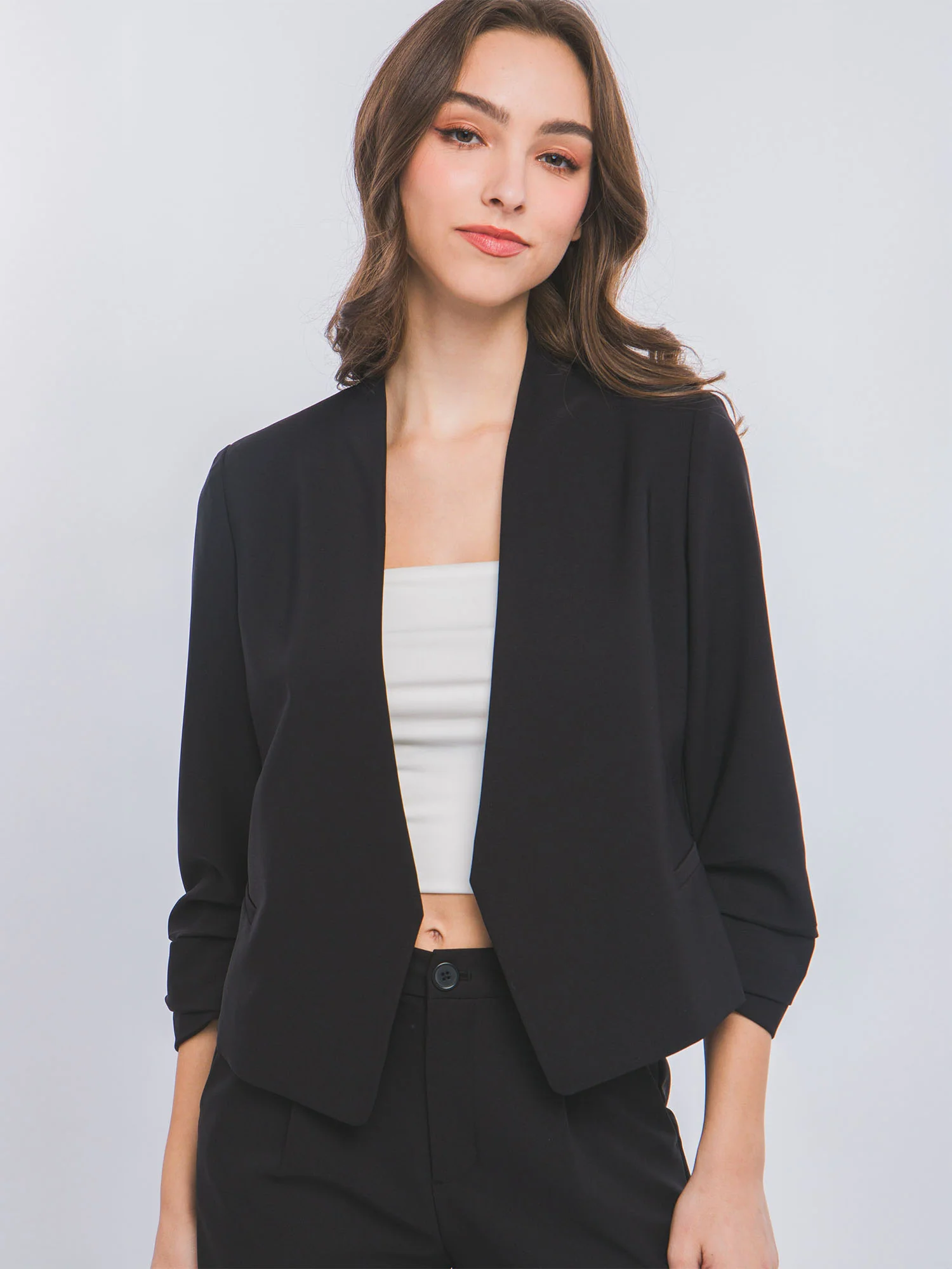 Vertigo Long Sleeve Open Blazer - Image 9