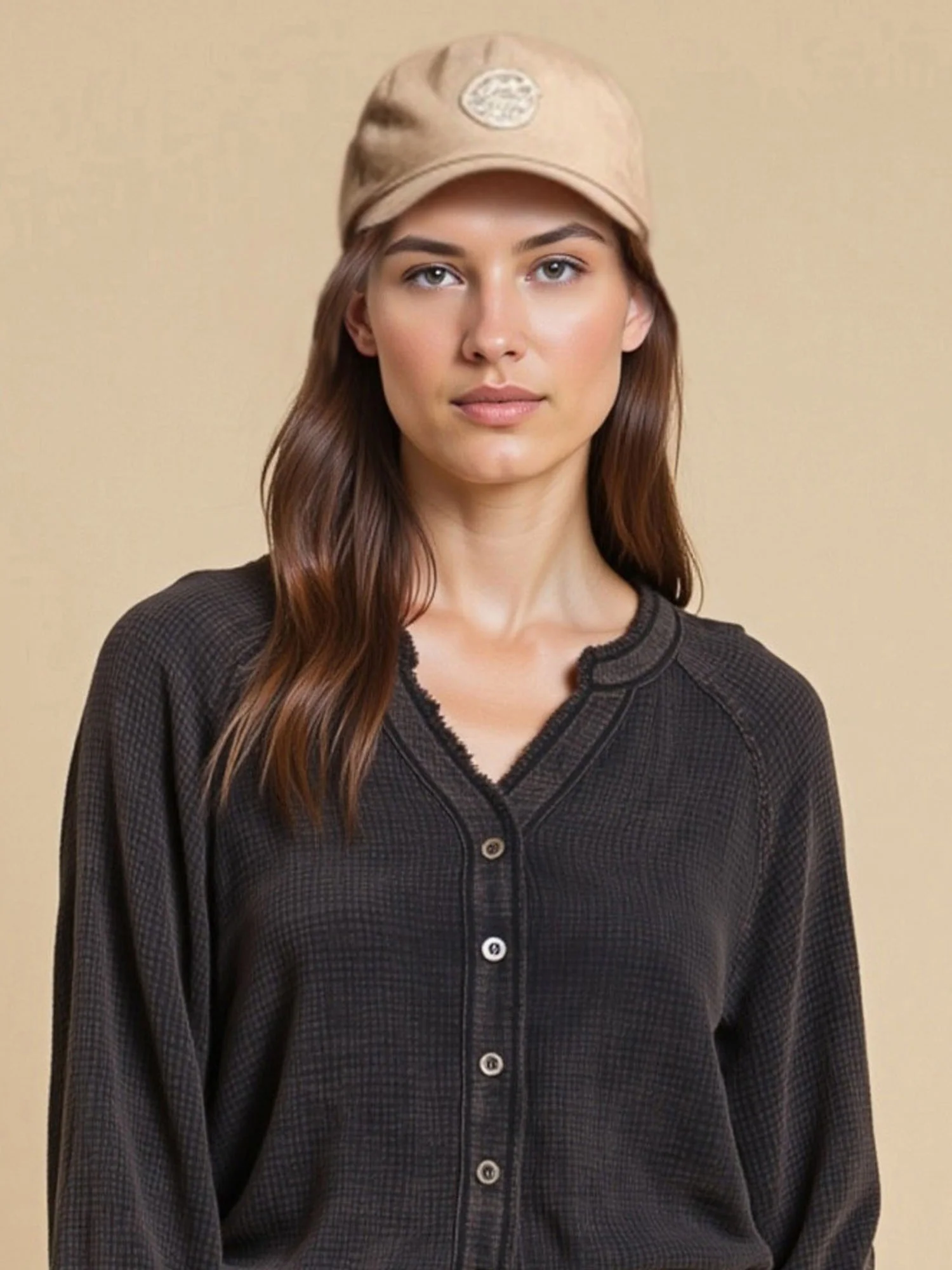 Long Sleeve Oversized Boyfriend Shirt - Image 3