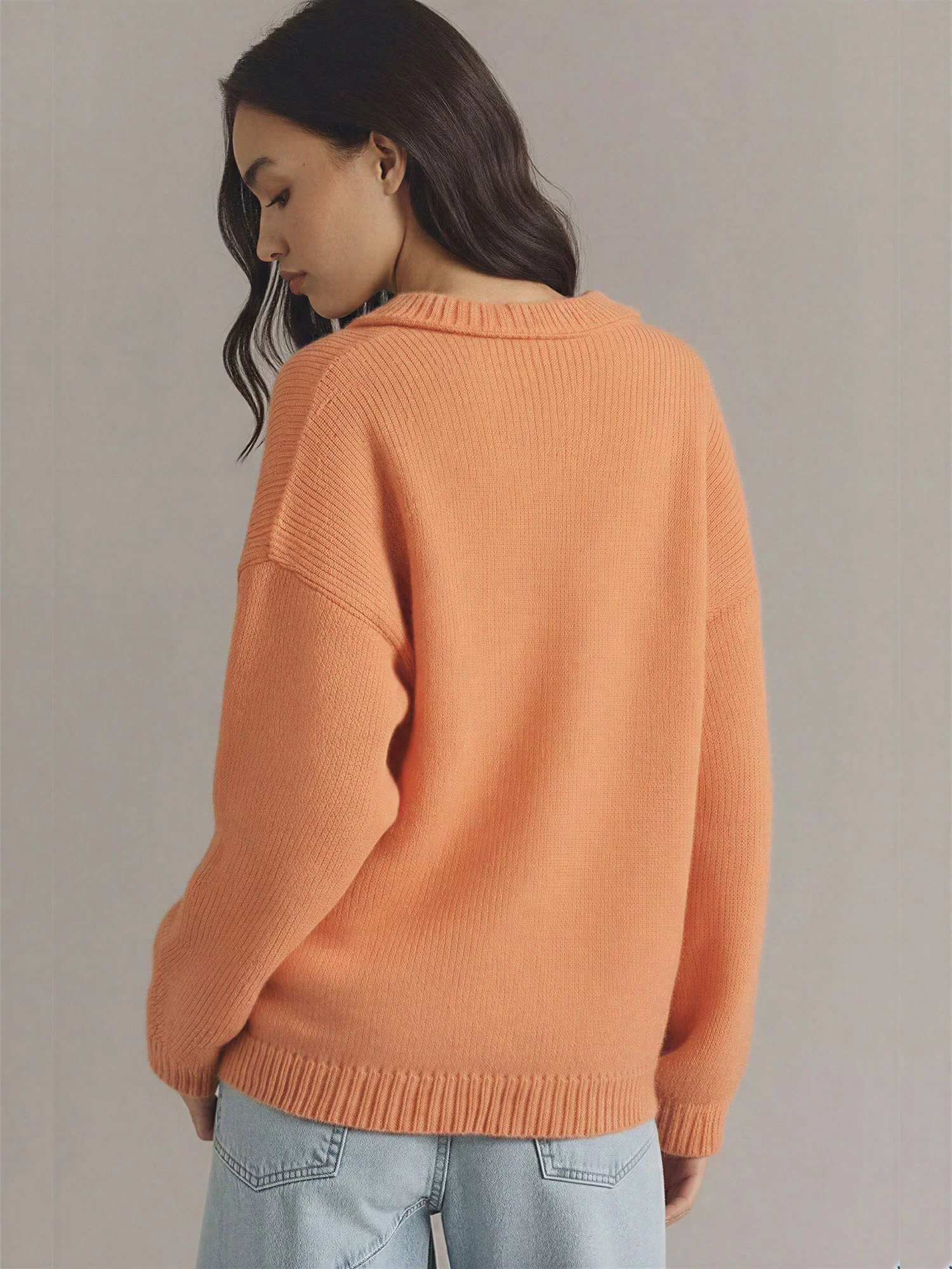 Oversized Stitch Detail Cardigan - Image 3