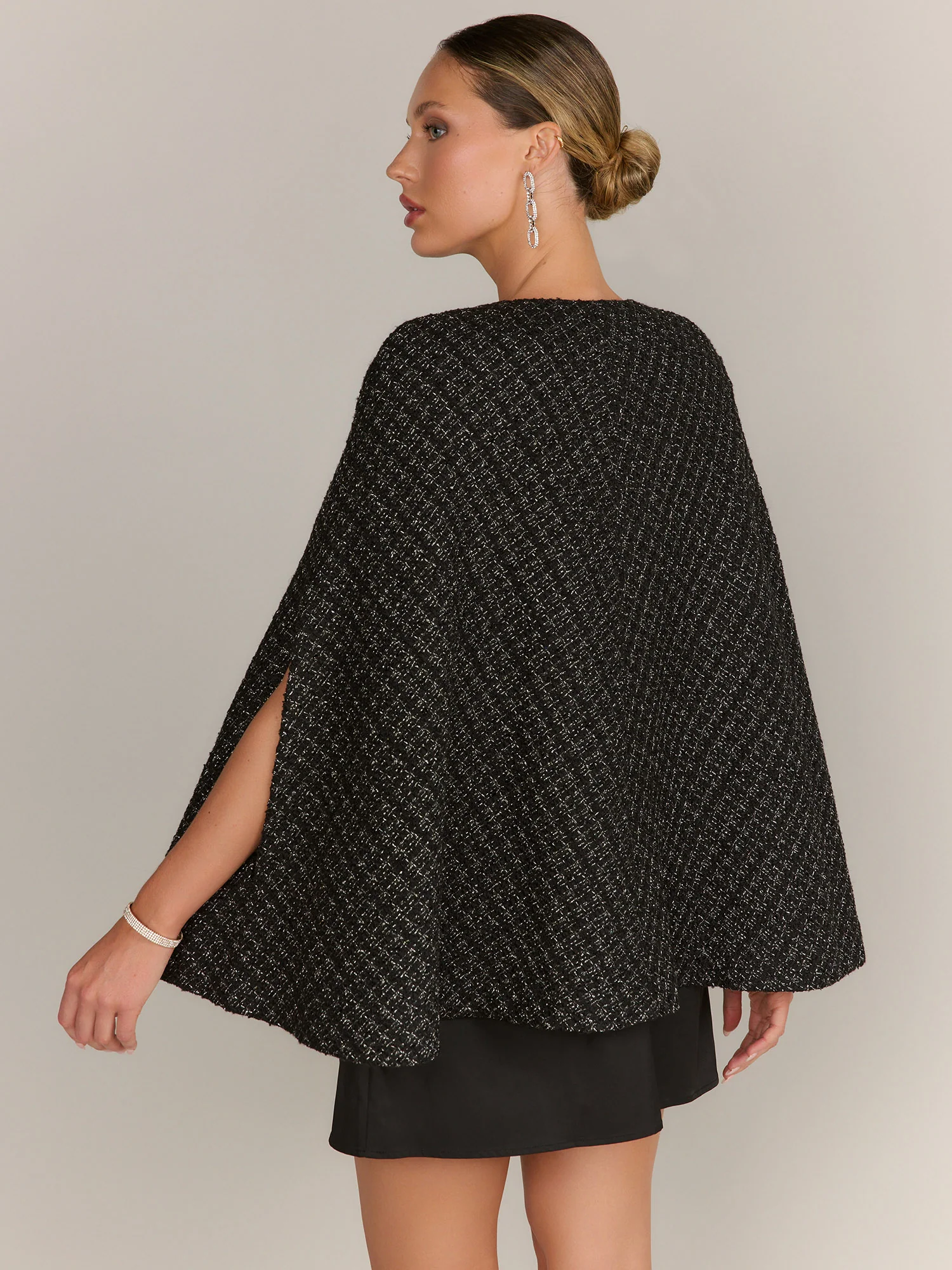 Flying Tomato Long Sleeve Sweater Cape - Brands We Love - Image 3