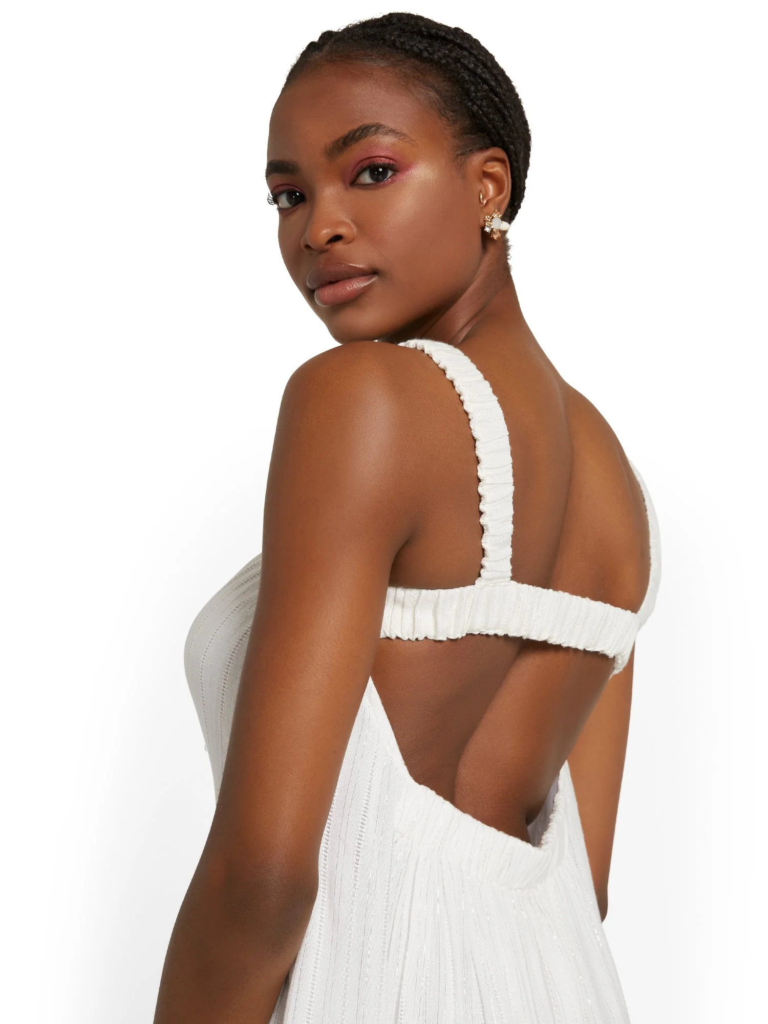 America & Beyond Lurex Open-Back Maxi Dress - Brands We Love - Image 3