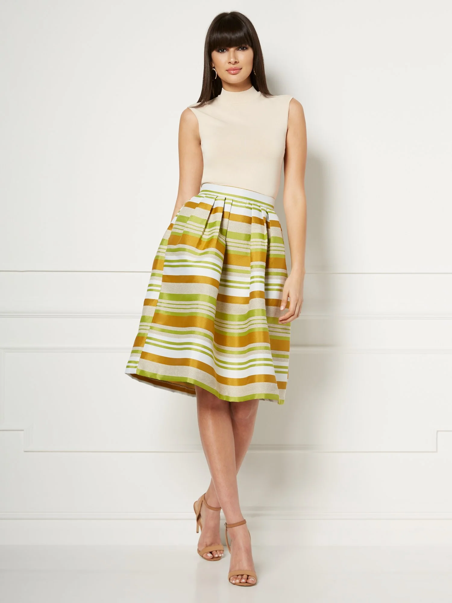 Maddie Stripe Skirt - Eva Mendes Fiesta Collection - Image 4