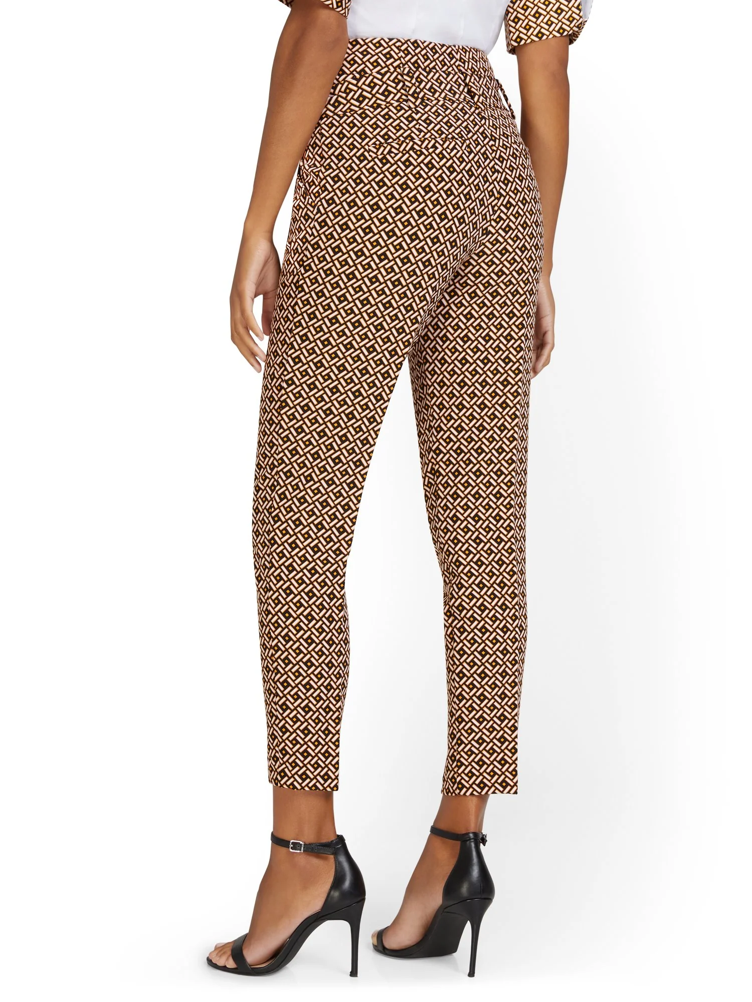 Madie Ankle Pant - Geometric-Print - Image 3