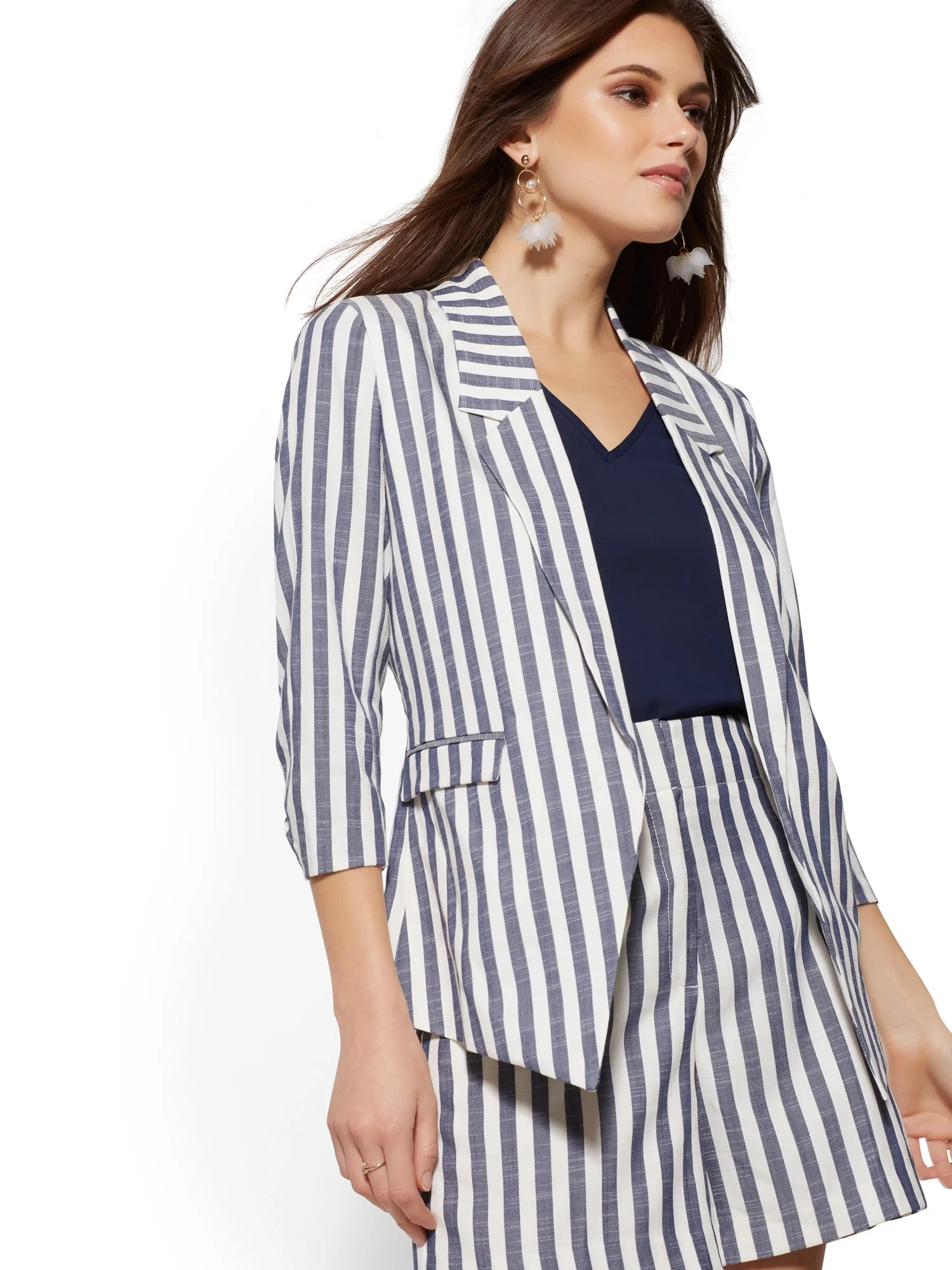 Madie Open-Front Blazer - 7th Avenue - Image 2