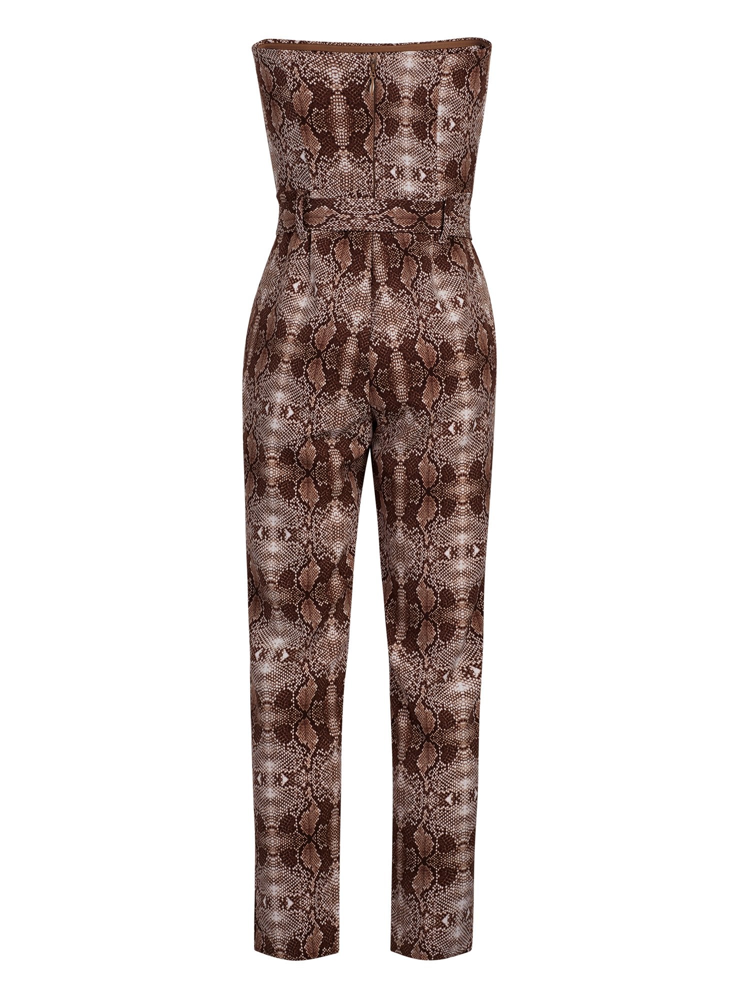 Madie Snake Strapless Jumpsuit - 7th Avenue - Image 3