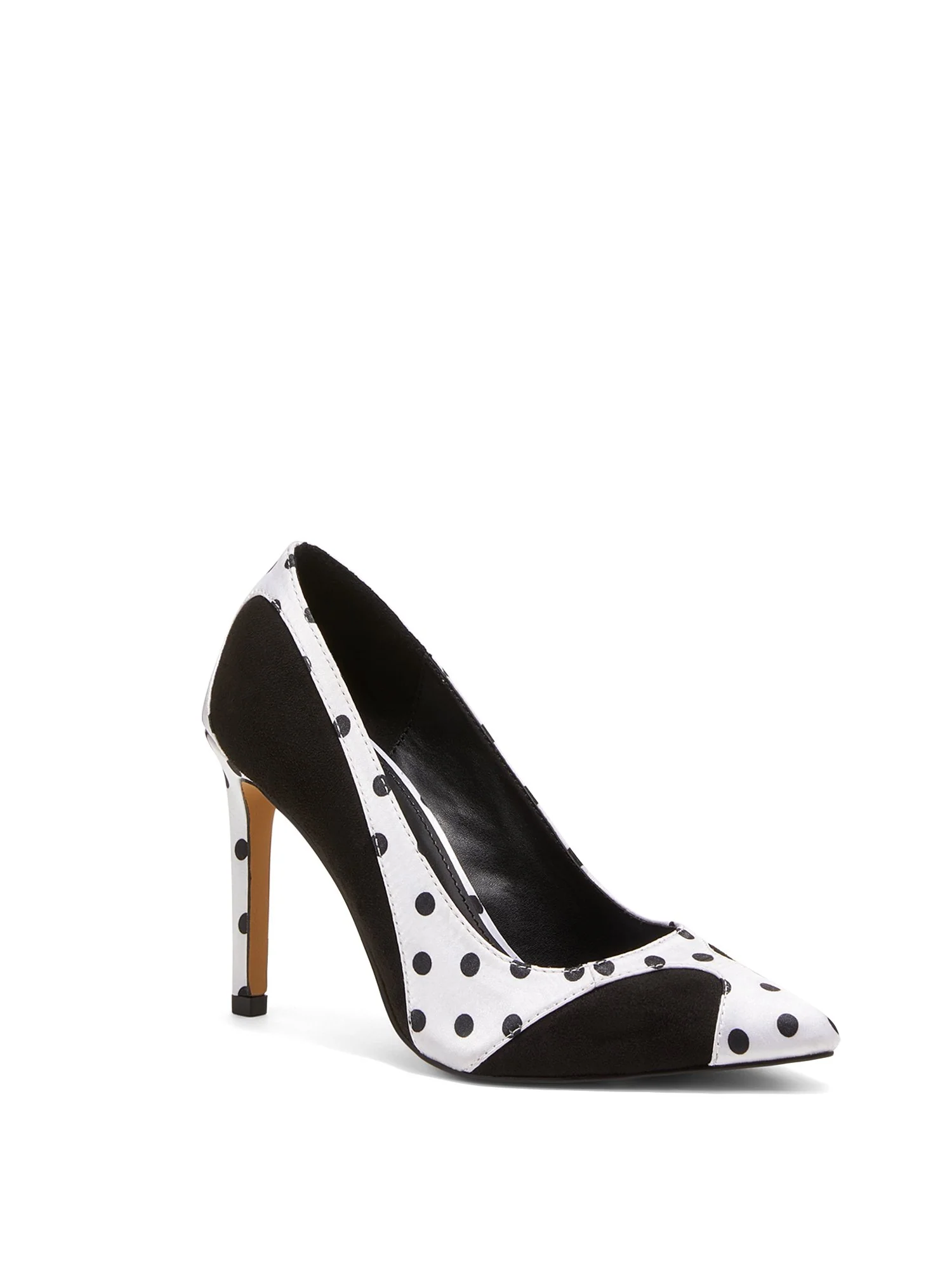 Madison Pump - Colorblock Polka-Dot
