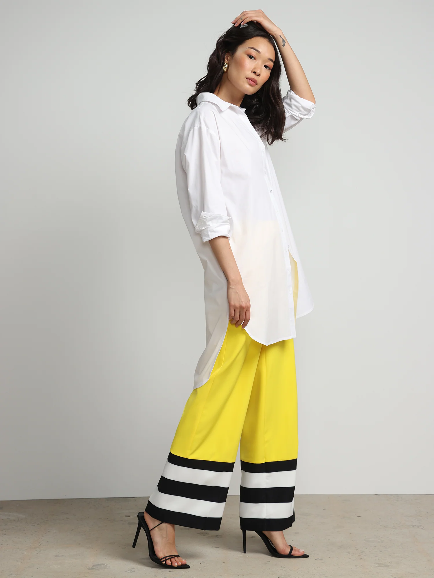 Maxi Oversized Boyfriend Poplin Shirt - Image 4
