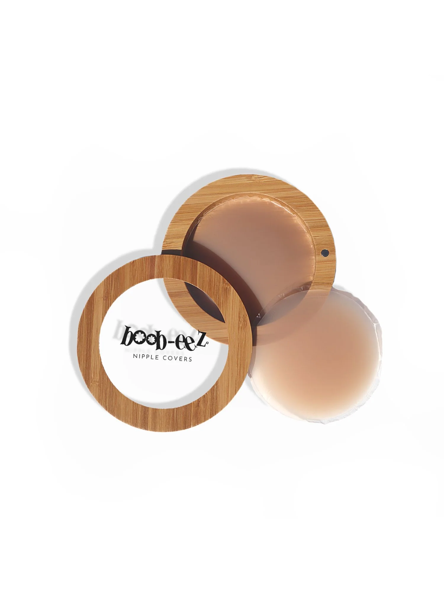Boob-Eez Medium Tint 6 cm Headlight Covers & Bamboo Compact - Brands We Love - Image 2