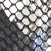 Mesh Silvertone Drop Earring - Image 2