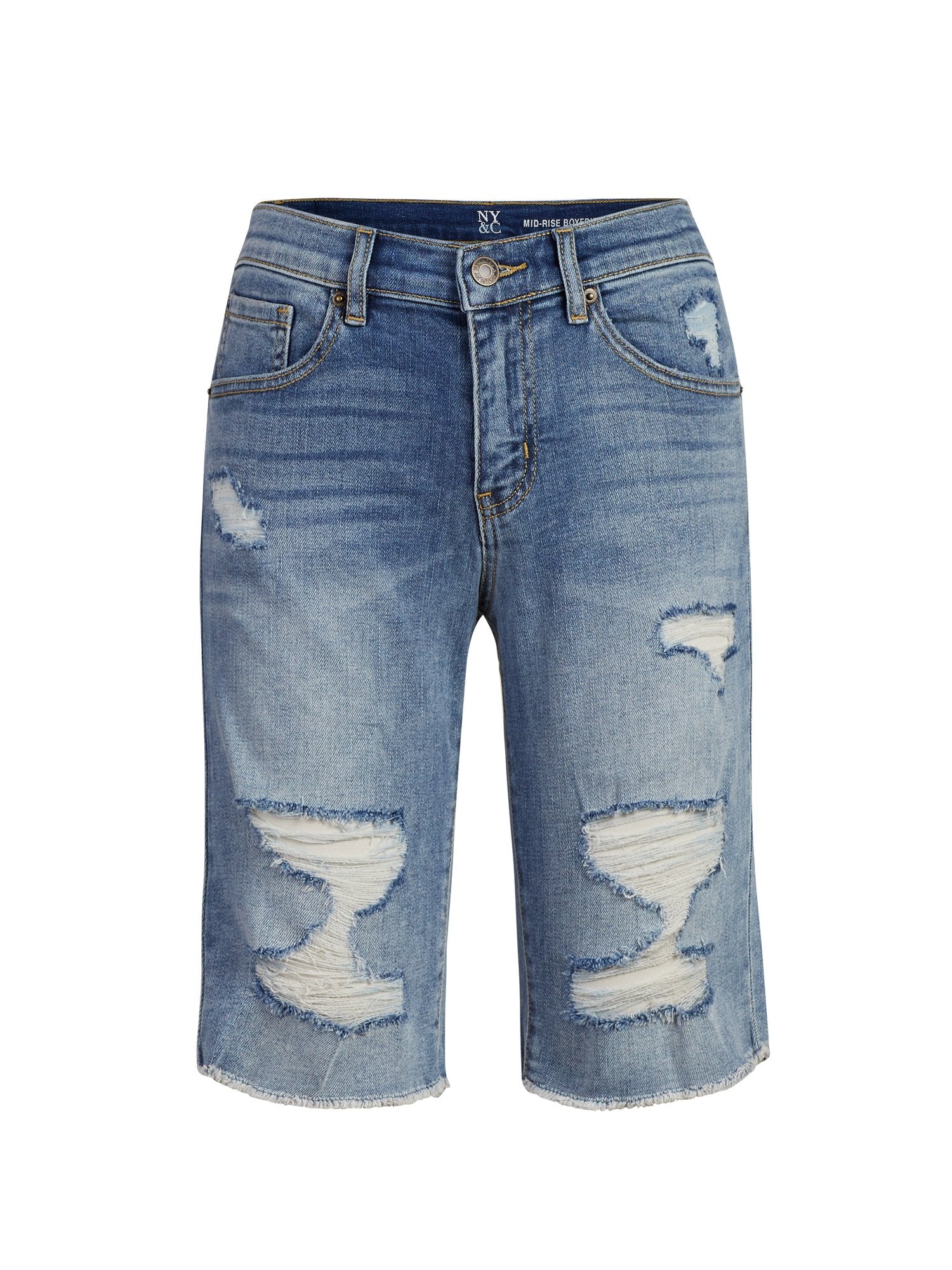 Mid-Rise Boyfriend Bermuda 11-Inch Short - Image 2