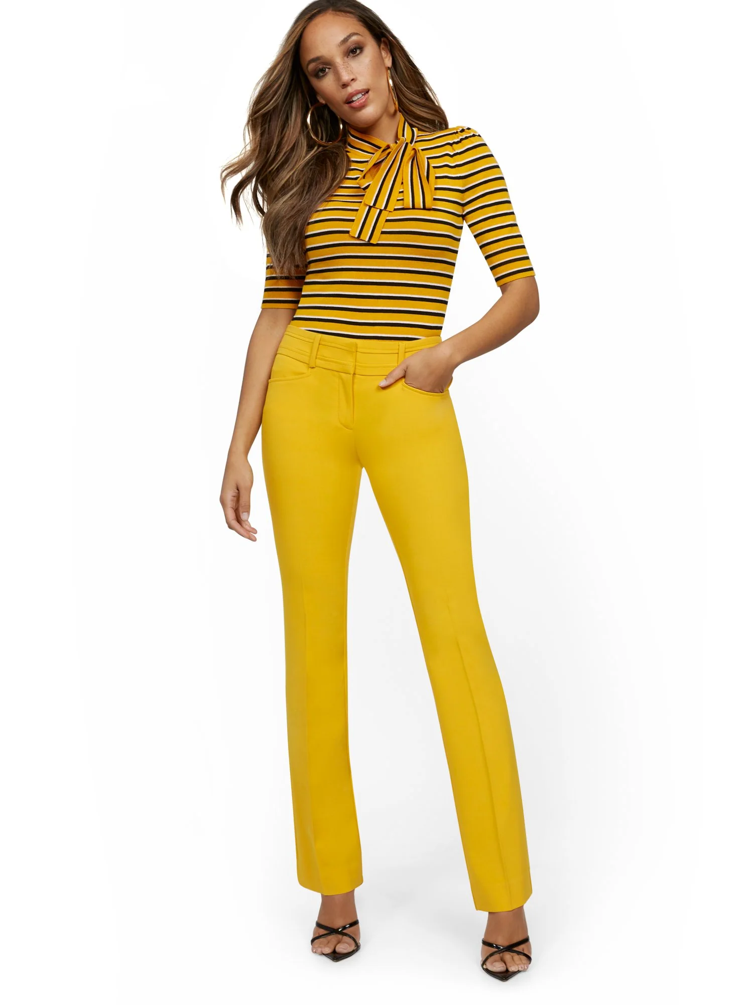 Mid-Rise Modern Fit Barely Bootcut Pant  - Essential Stretch - Image 20