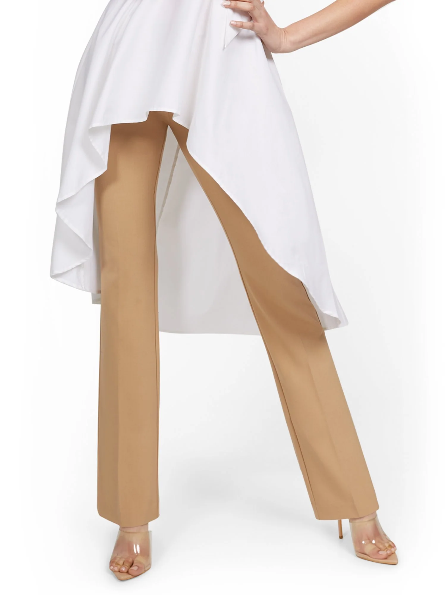 Mid-Rise Modern Fit Barely Bootcut Pant  - Essential Stretch - Image 31