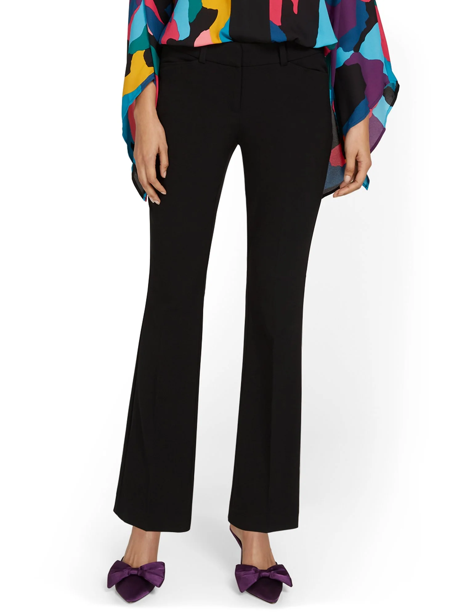 Mid-Rise Modern Fit Bootcut Pant - Essential Stretch