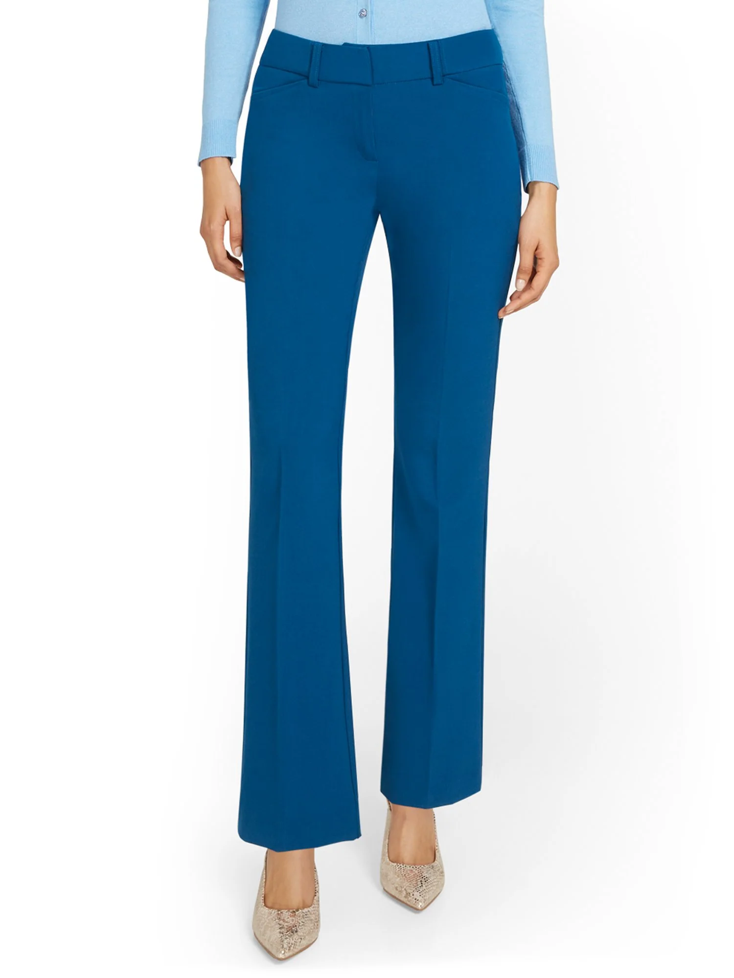 Mid-Rise Modern Fit Bootcut Pant - Essential Stretch - Image 10