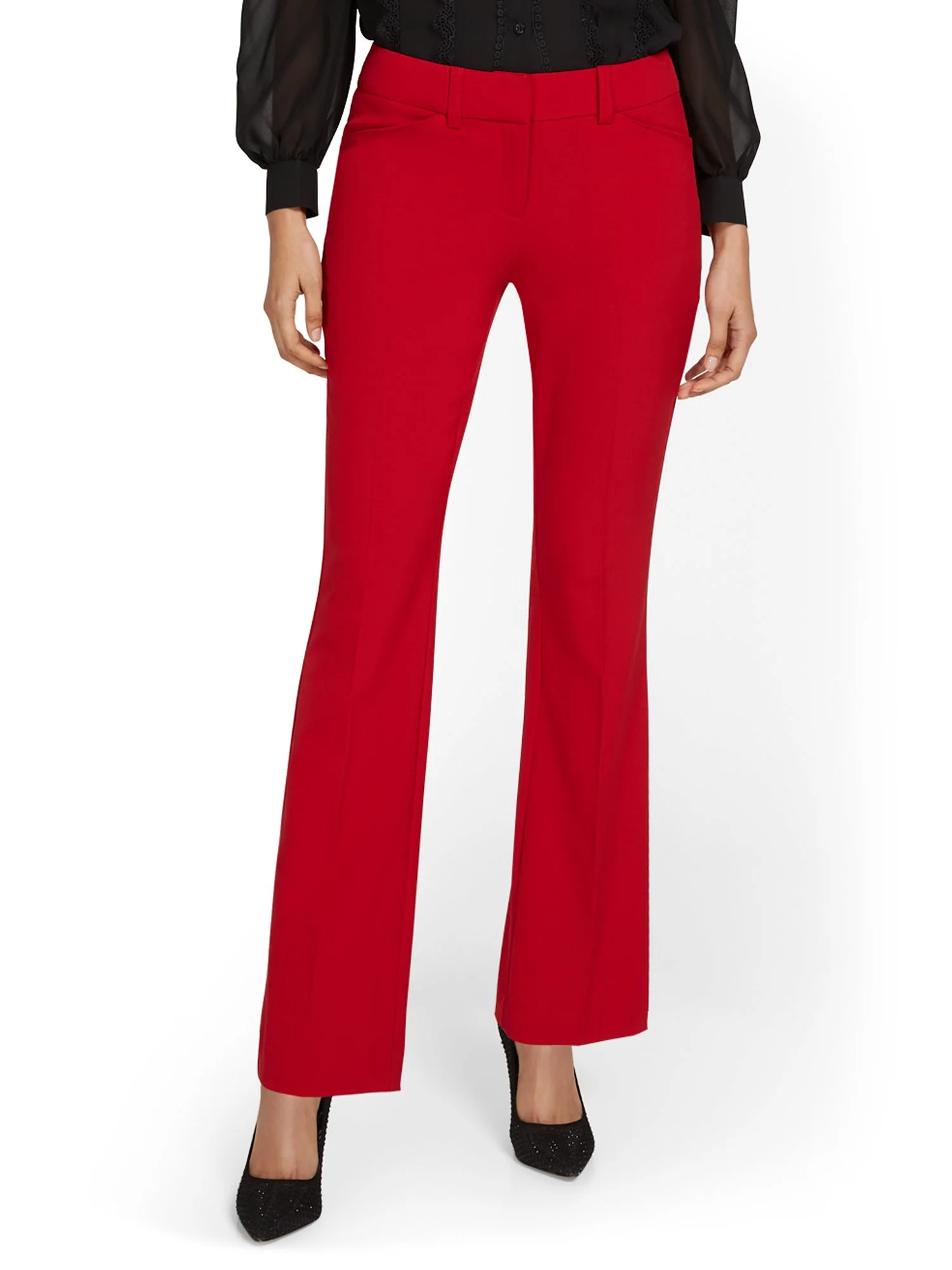 Mid-Rise Modern Fit Bootcut Pant - Essential Stretch - Image 14