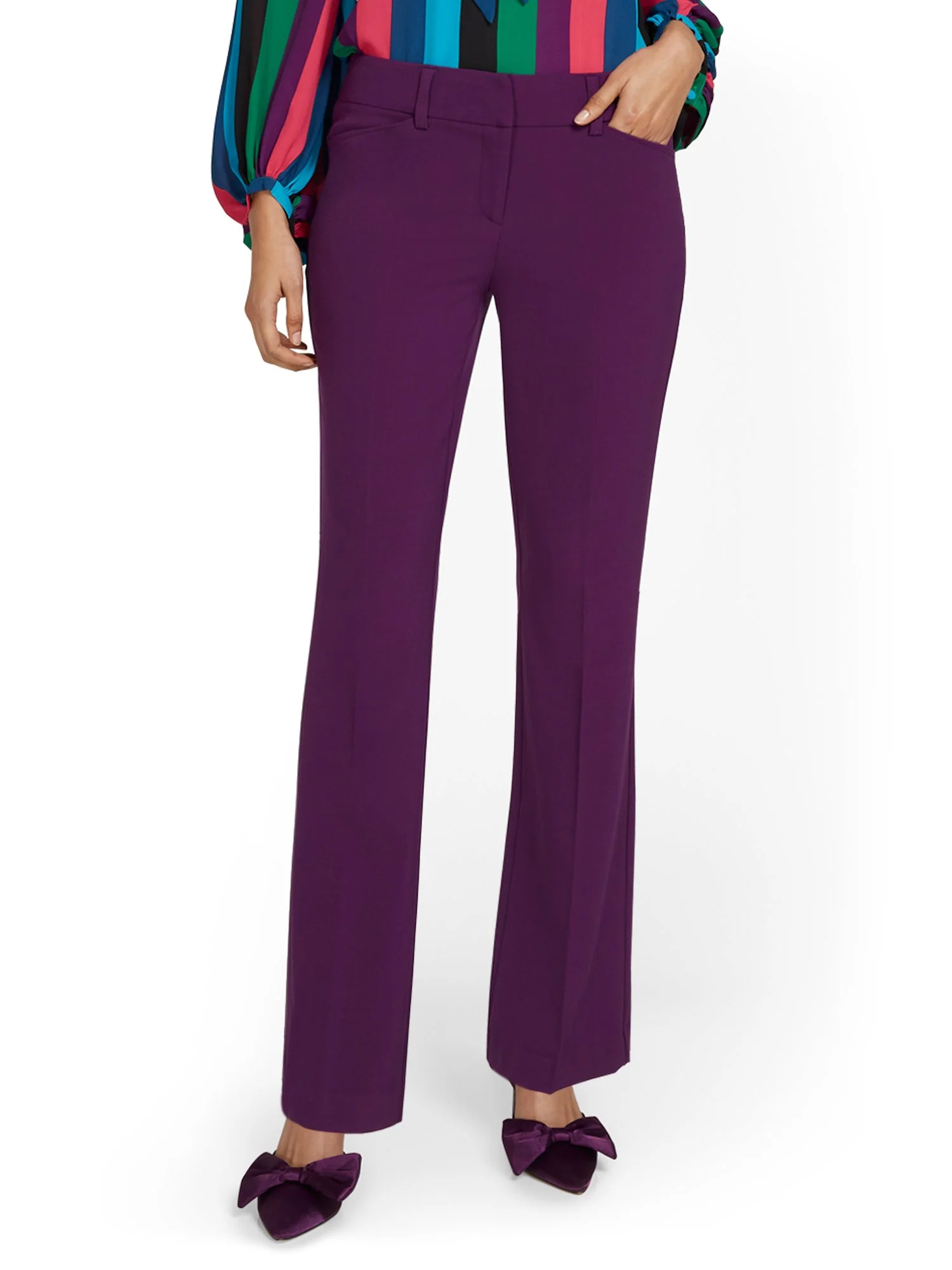Mid-Rise Modern Fit Bootcut Pant - Essential Stretch - Image 23