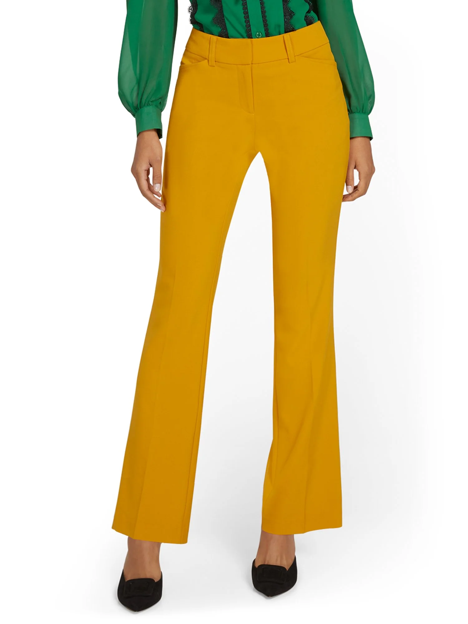 Mid-Rise Modern Fit Bootcut Pant - Essential Stretch - Image 26