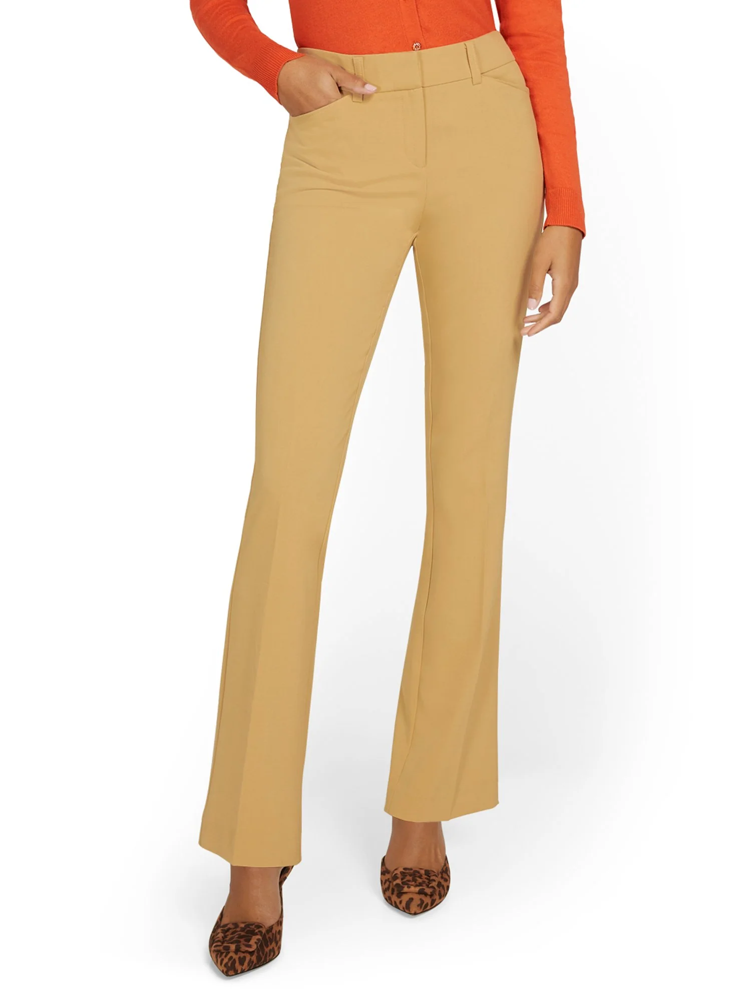Mid-Rise Modern Fit Bootcut Pant - Essential Stretch - Image 6