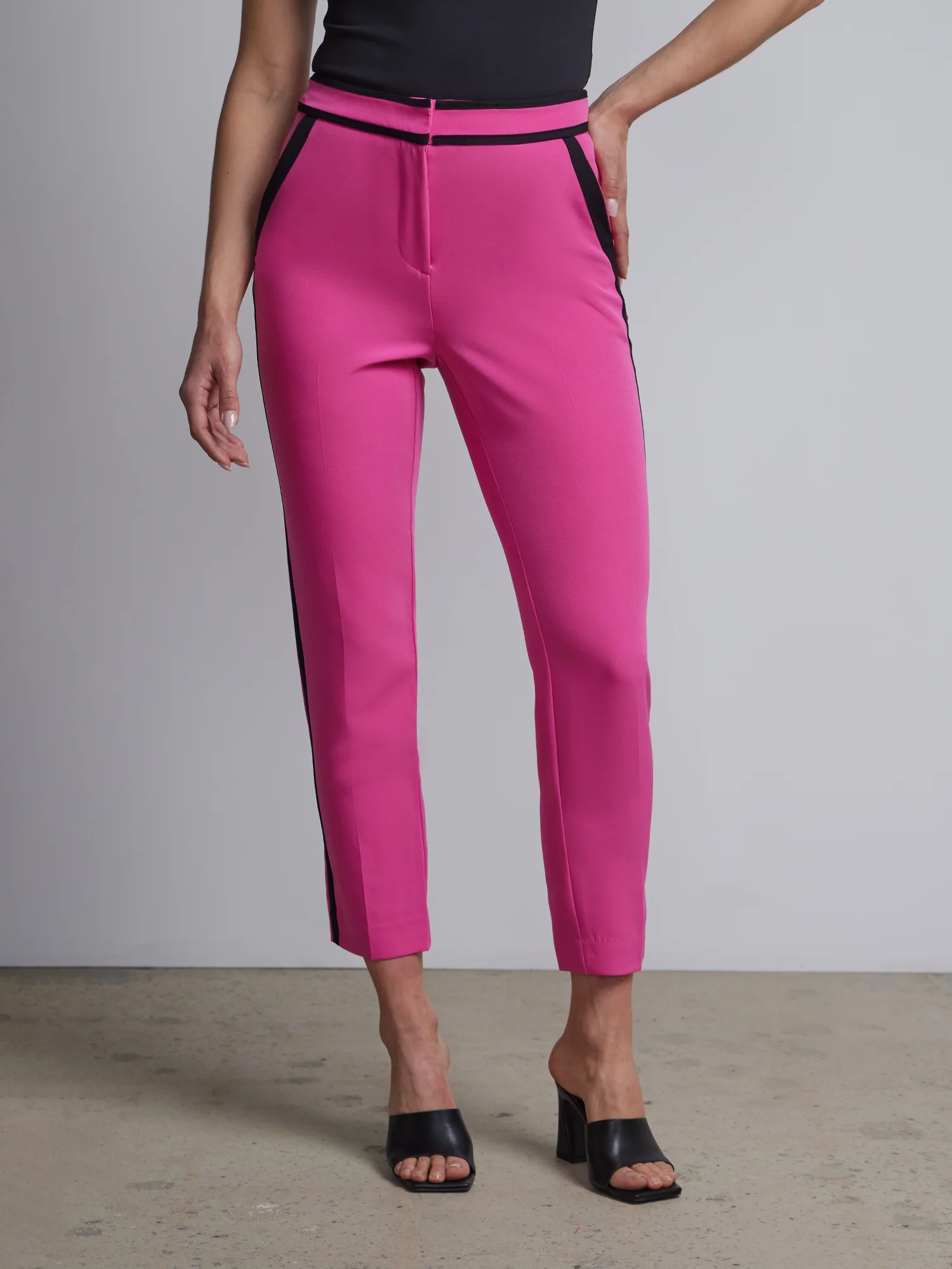 Mid-Rise Side-Stripe Ankle Pant - Image 6