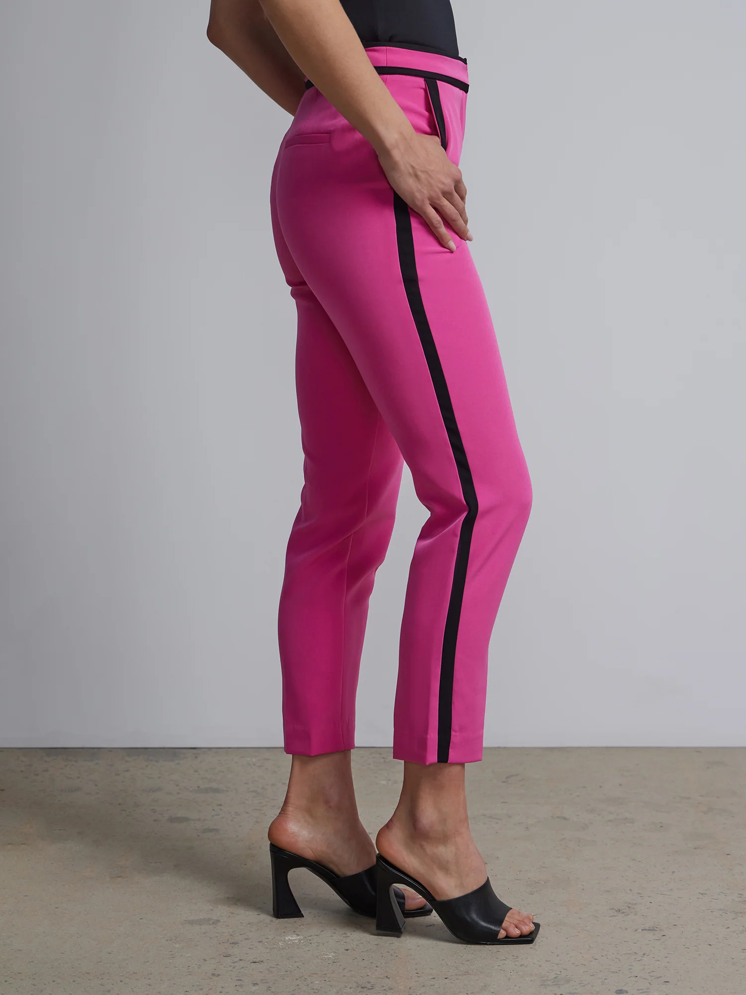 Mid-Rise Side-Stripe Ankle Pant - Image 8
