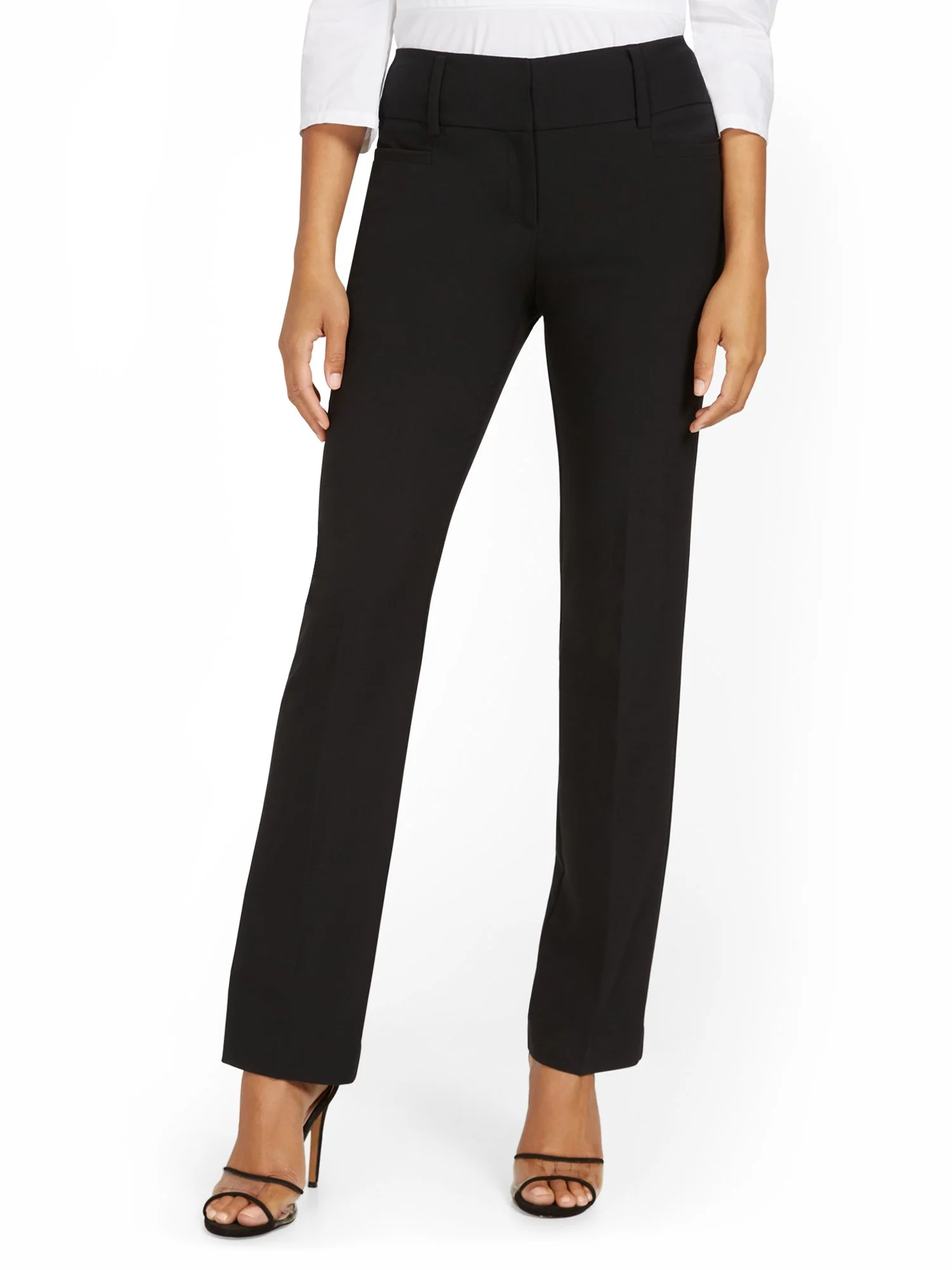 Mid-Rise Straight-Leg Pant - Essential Stretch - 7th Avenue - Image 5