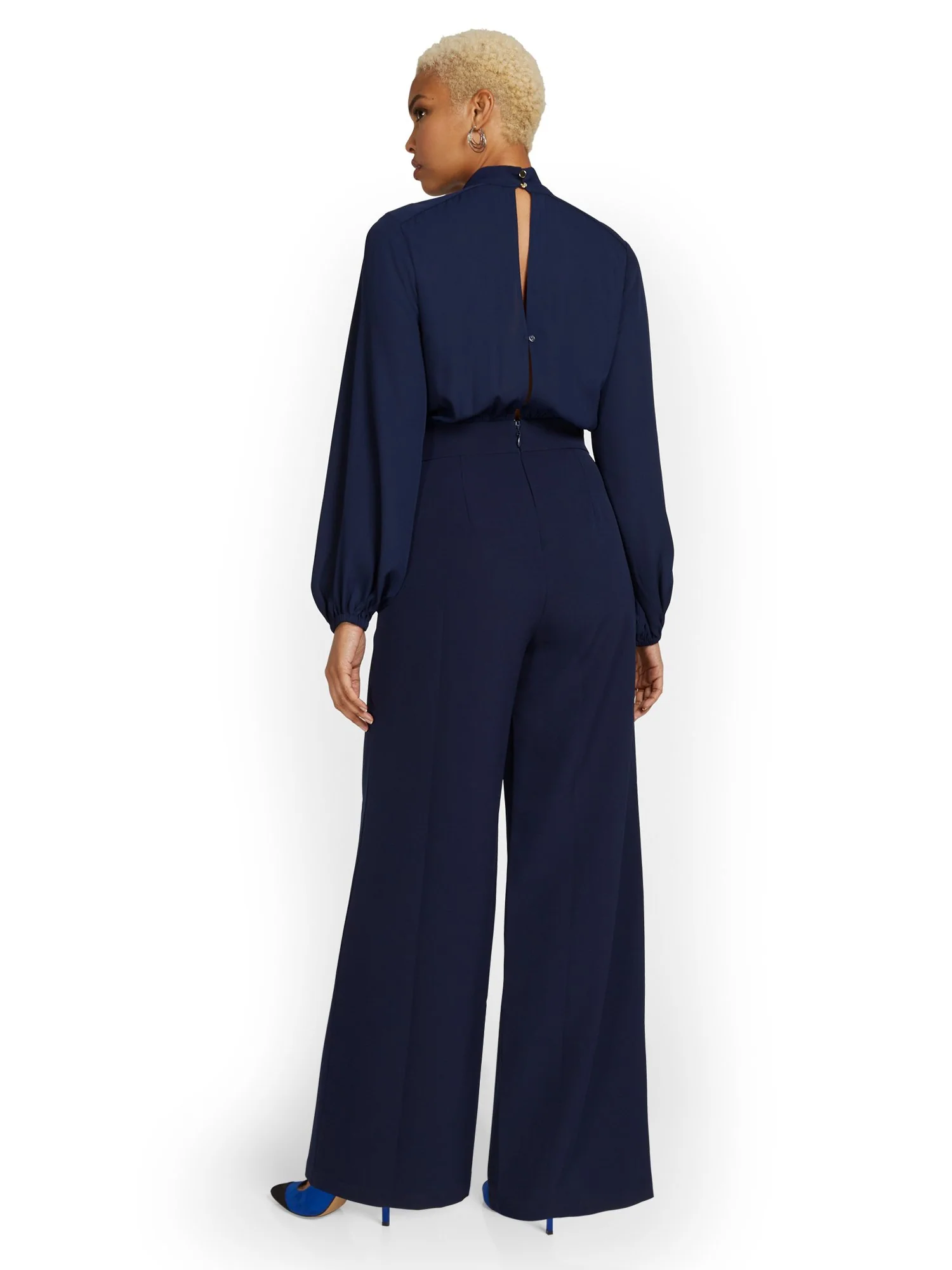 Mixed Media Jumpsuit - Image 3